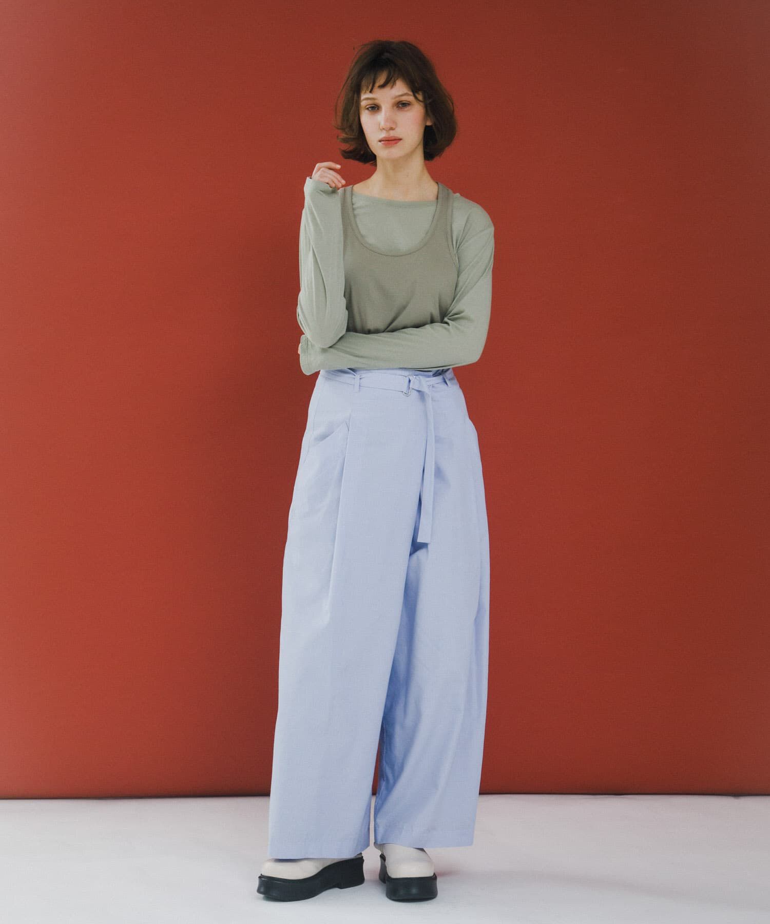 LAATO「wrap wide pants」|その他|