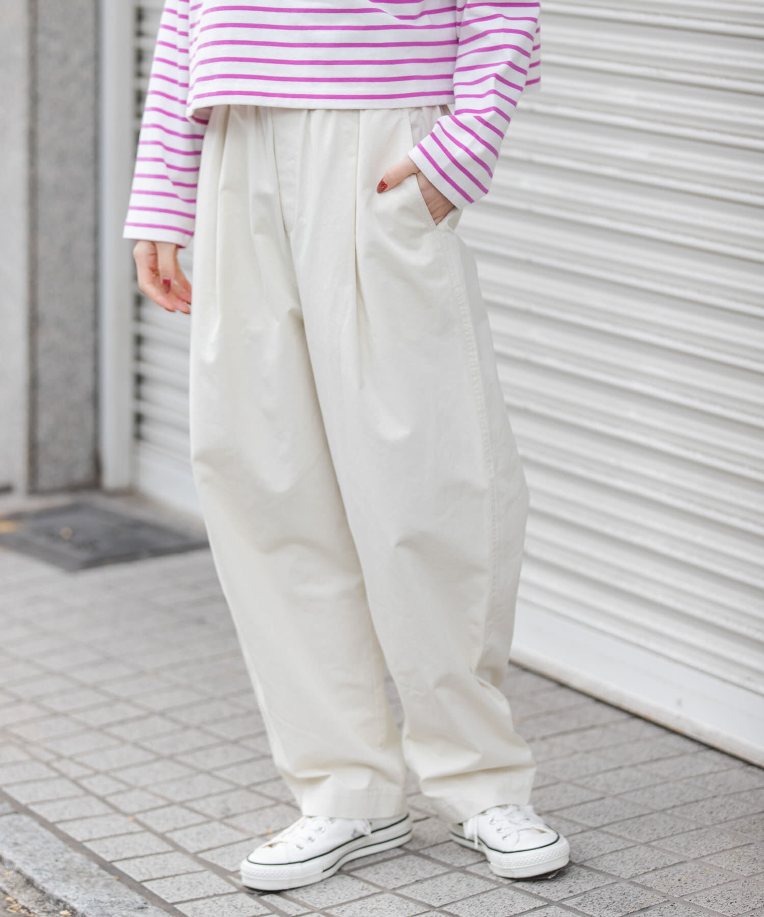 URBAN RESEARCH DOORS「FORK&SPOON　コットンツイルカーブパンツ」|その他|