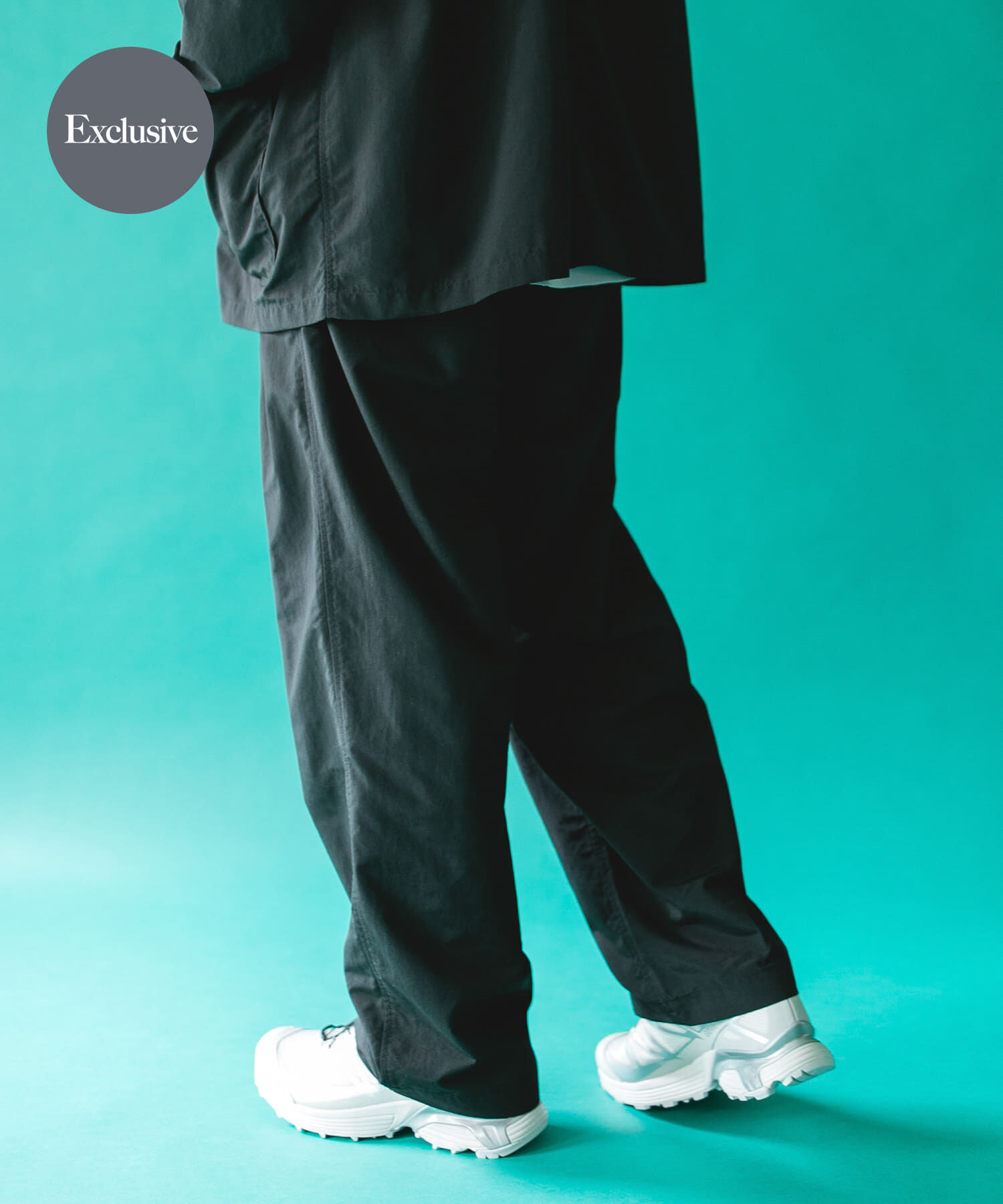 URBAN RESEARCH DOORS「『別注』BURLAP OUTFITTERR&times;DOORS　SUPPLEX NYLON PANTS」|その他|ブラック