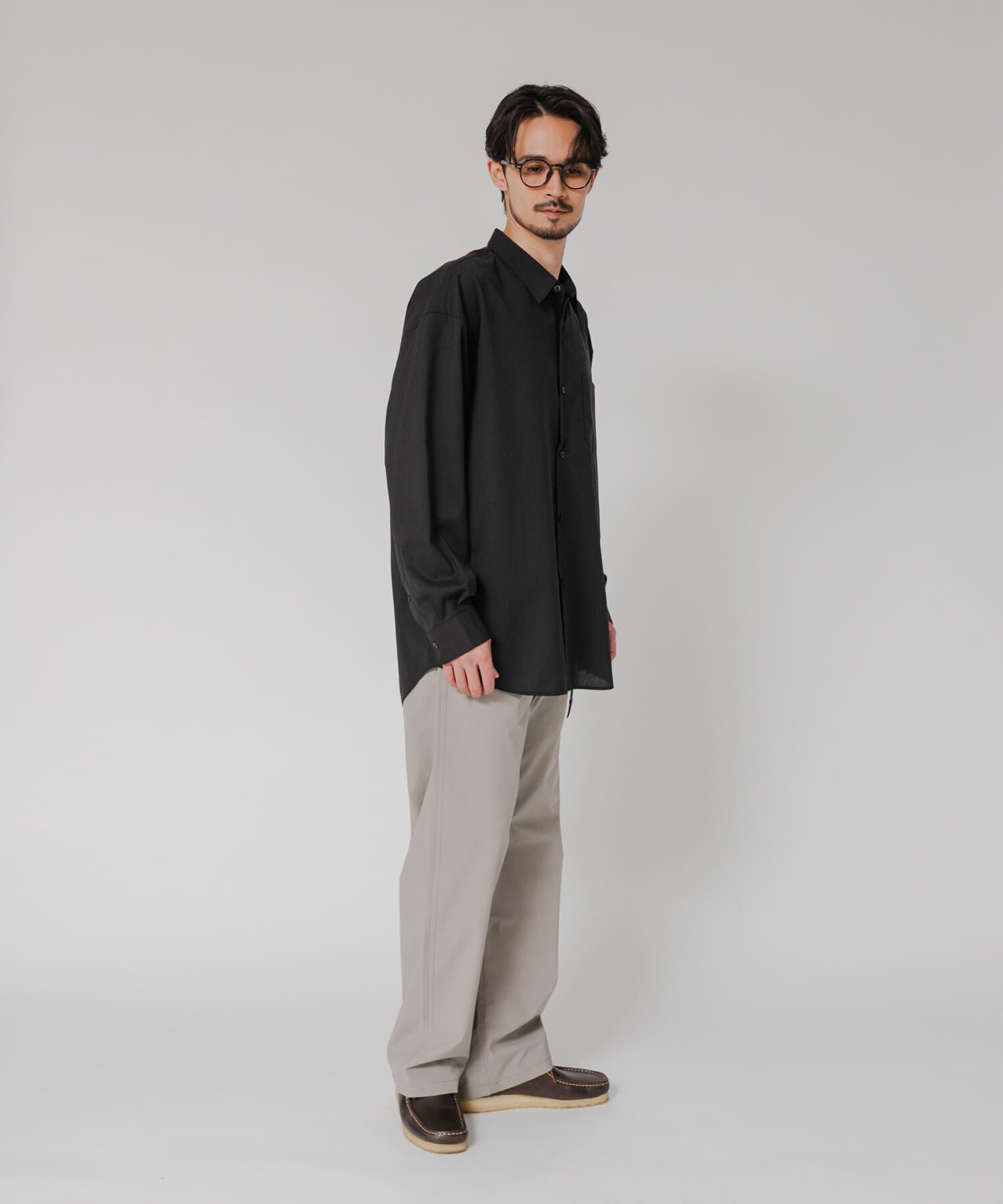 URBAN RESEARCH「『洗濯可/防シワ/接触冷感』WASHABLE WOOL OVER SHIRTS」|シャツ・ブラウス|