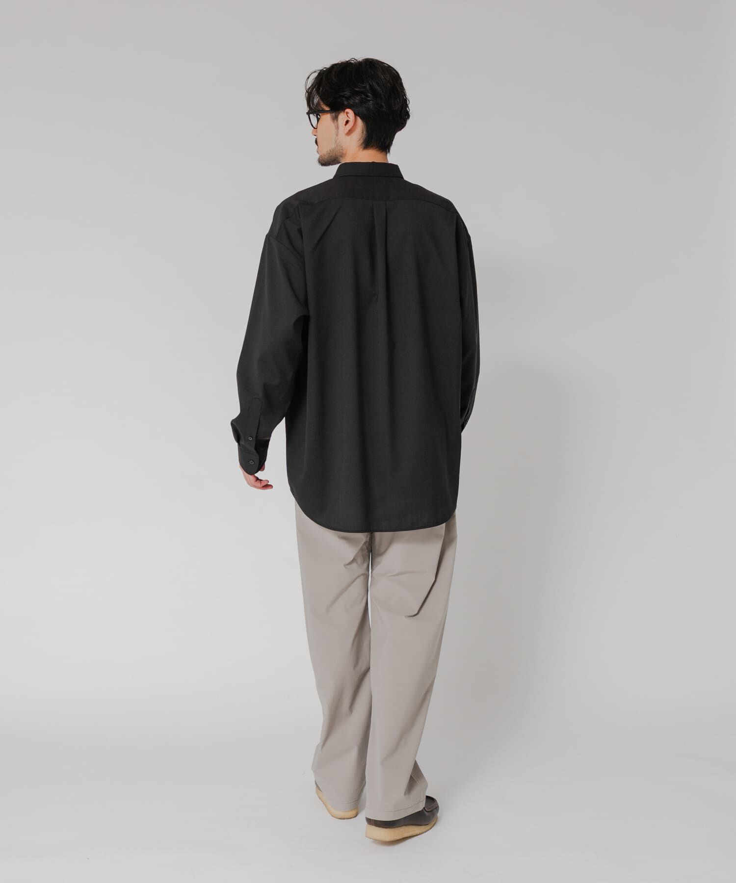 URBAN RESEARCH「『洗濯可/防シワ/接触冷感』WASHABLE WOOL OVER SHIRTS」|シャツ・ブラウス|