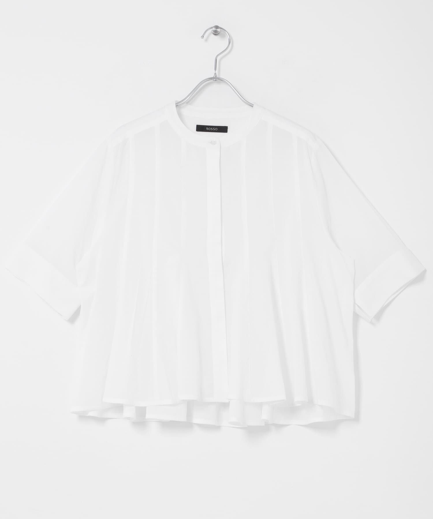 URBAN RESEARCH ROSSO「『WEB限定』コットンボイルフレアシャツ」|シャツ・ブラウス|