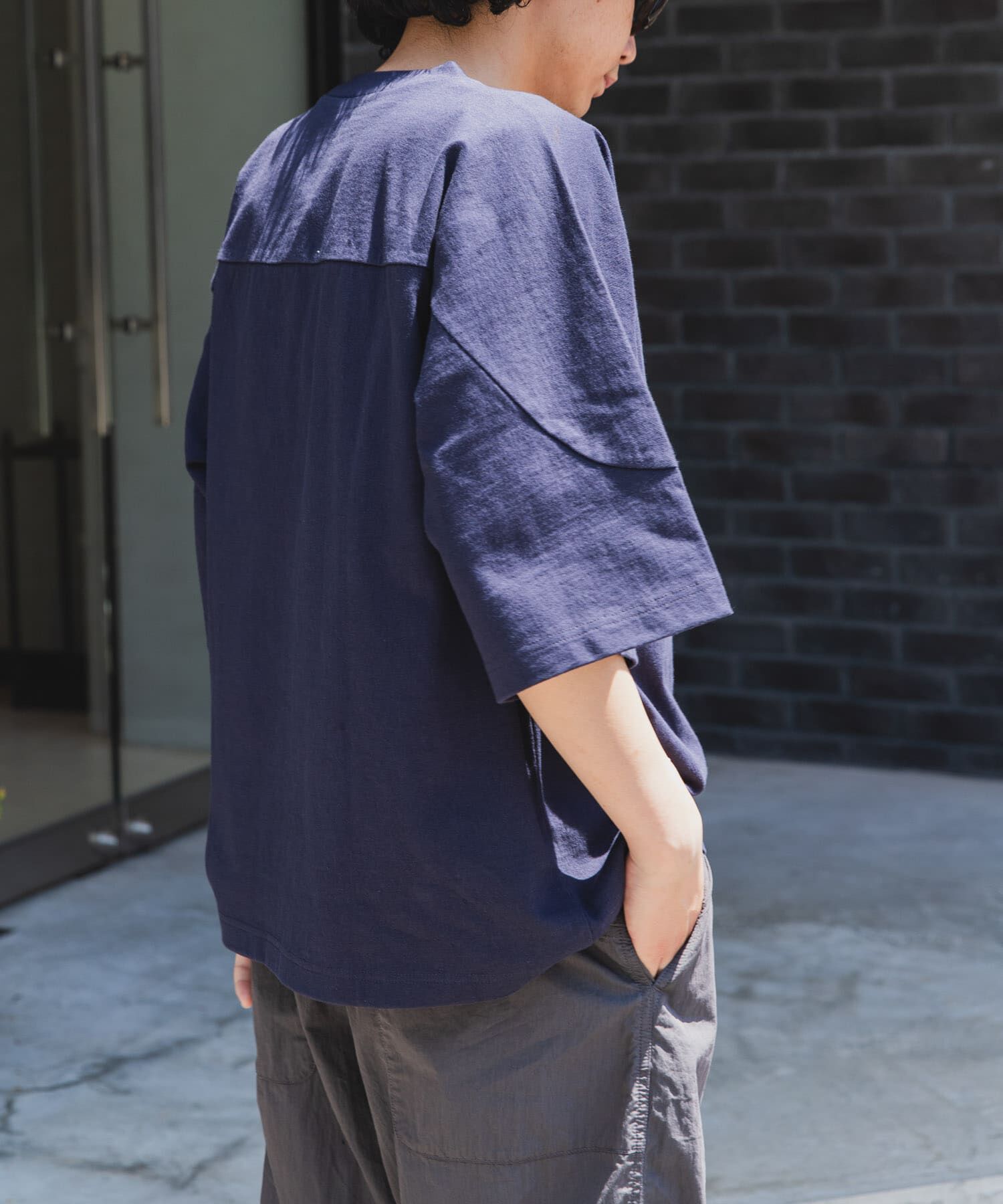 URBAN RESEARCH DOORS「FORK&SPOON　ヘビーウェイトフットボールTシャツ」|Tシャツ・カットソー|