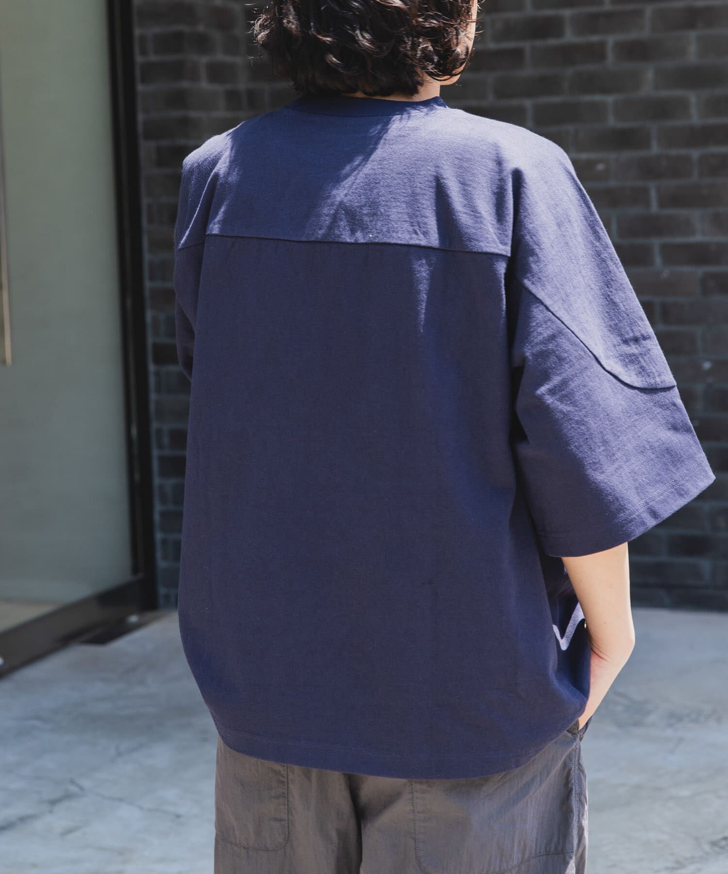 URBAN RESEARCH DOORS「FORK&SPOON　ヘビーウェイトフットボールTシャツ」|Tシャツ・カットソー|