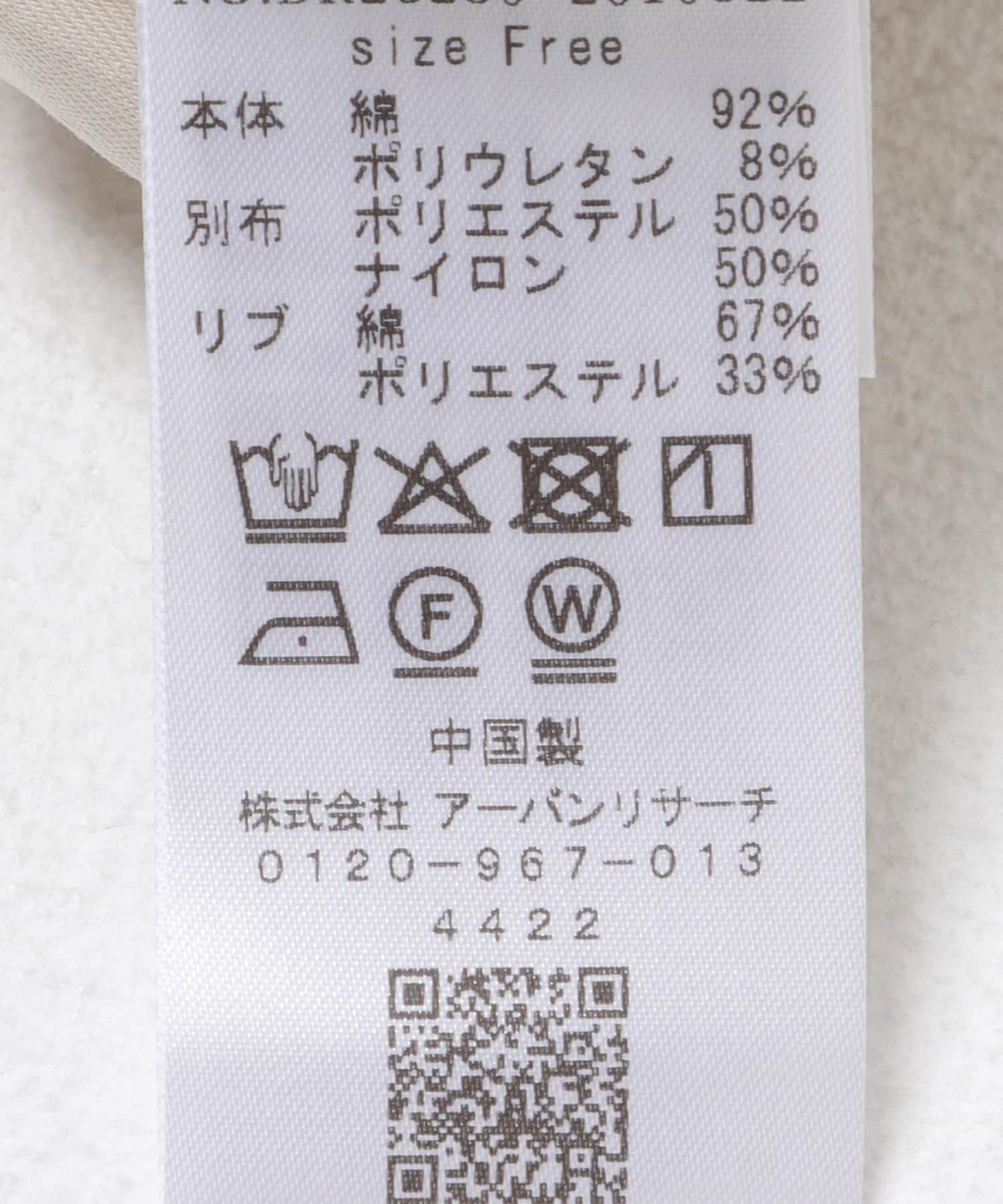URBAN RESEARCH DOORS「異素材ドッキングスリーブプルオーバー」|Tシャツ・カットソー|