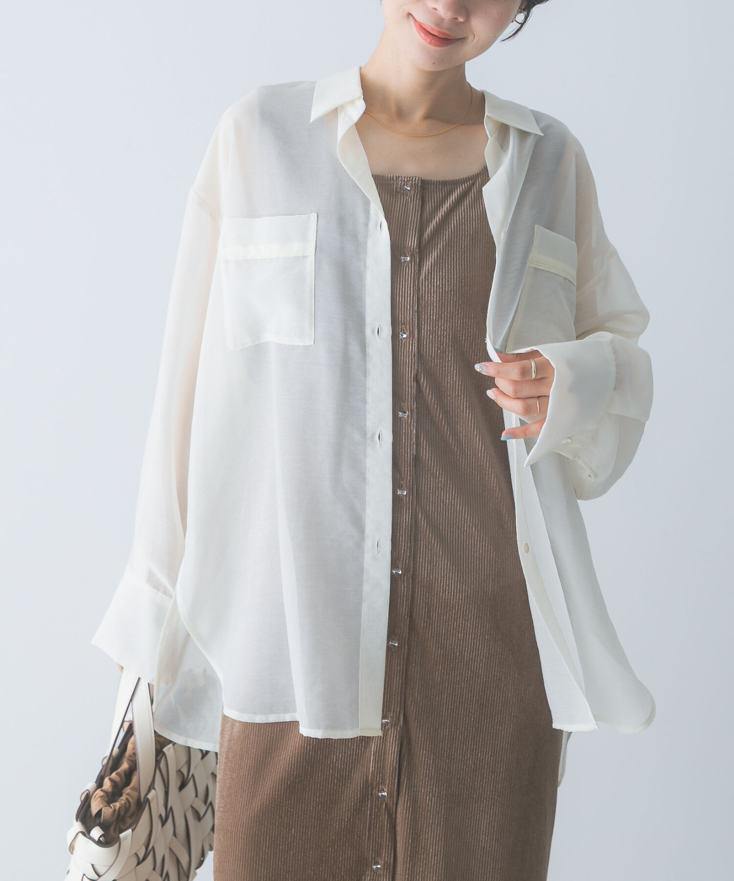 URBAN RESEARCH ROSSO「シアーベロアスクエアネックワンピース」|ワンピース|