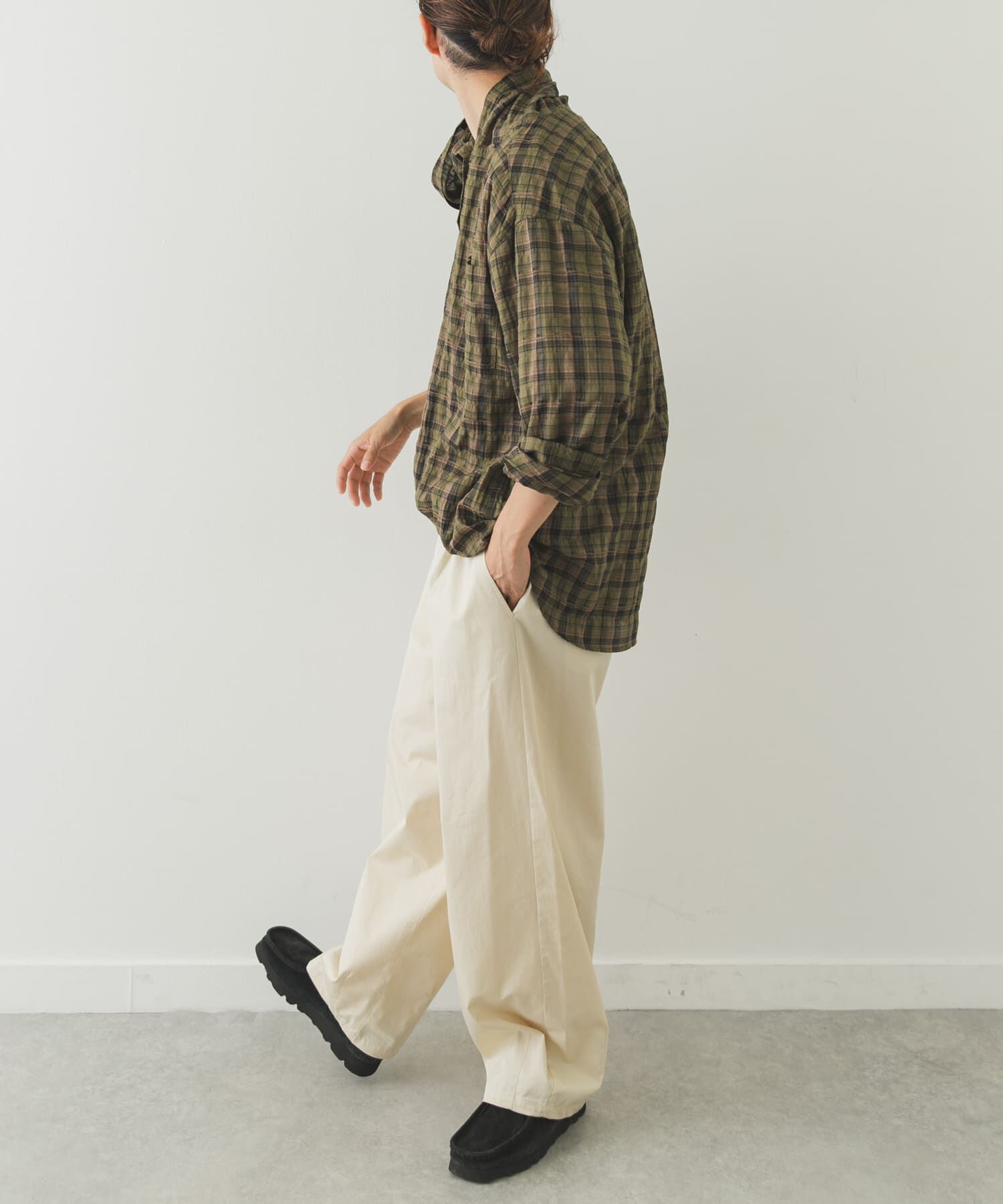 Sonny Label 「チェックフーデッドシャツ」|シャツ・ブラウス|