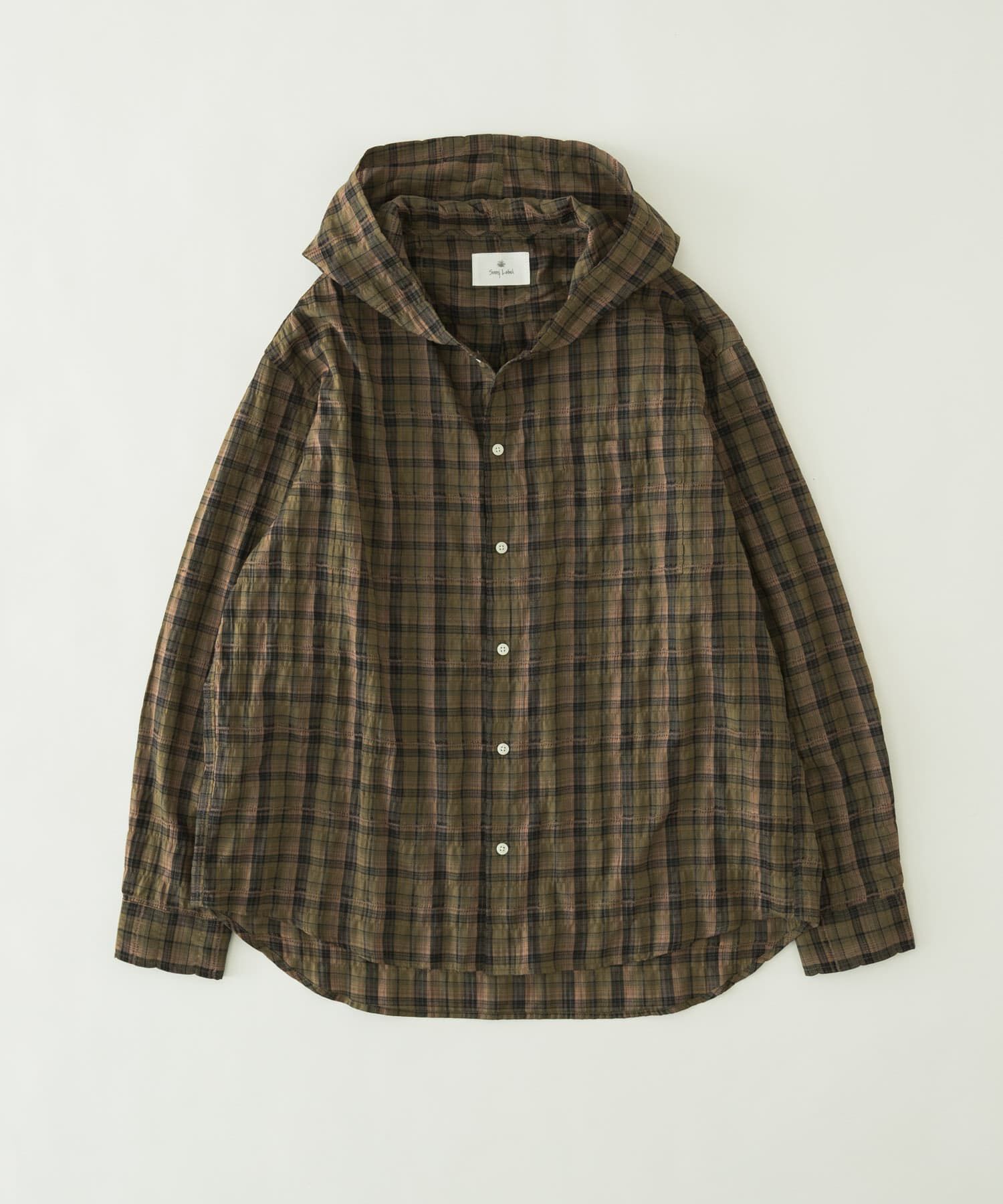 Sonny Label 「チェックフーデッドシャツ」|シャツ・ブラウス|