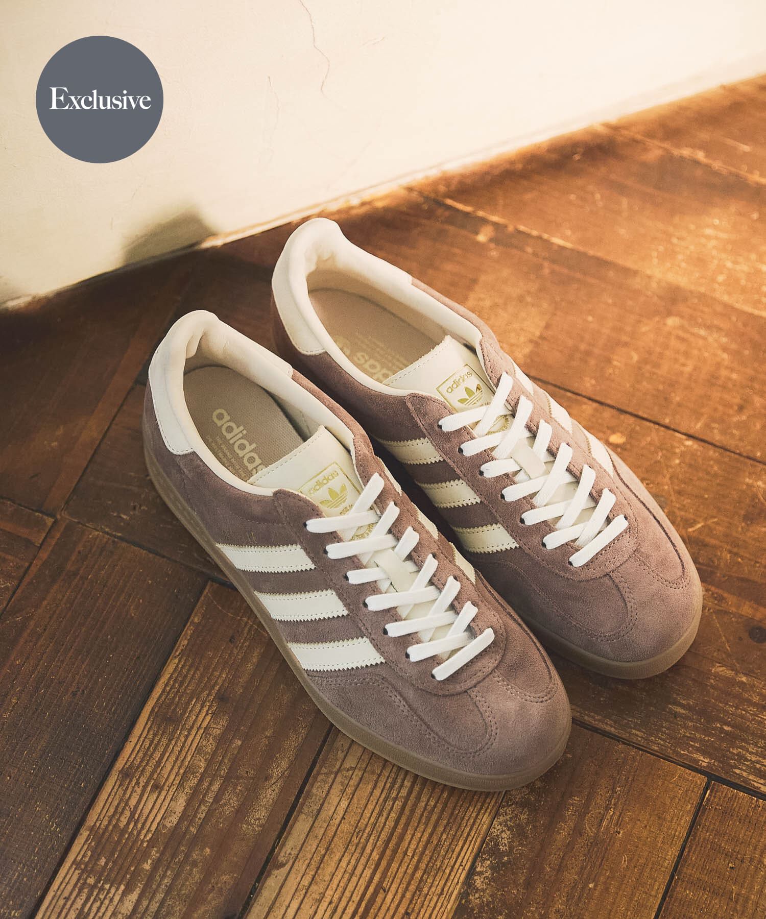 URBAN RESEARCH DOORS「adidas　EXCLUSIVE GAZELLE INDOOR」|スニーカー|ブラウン