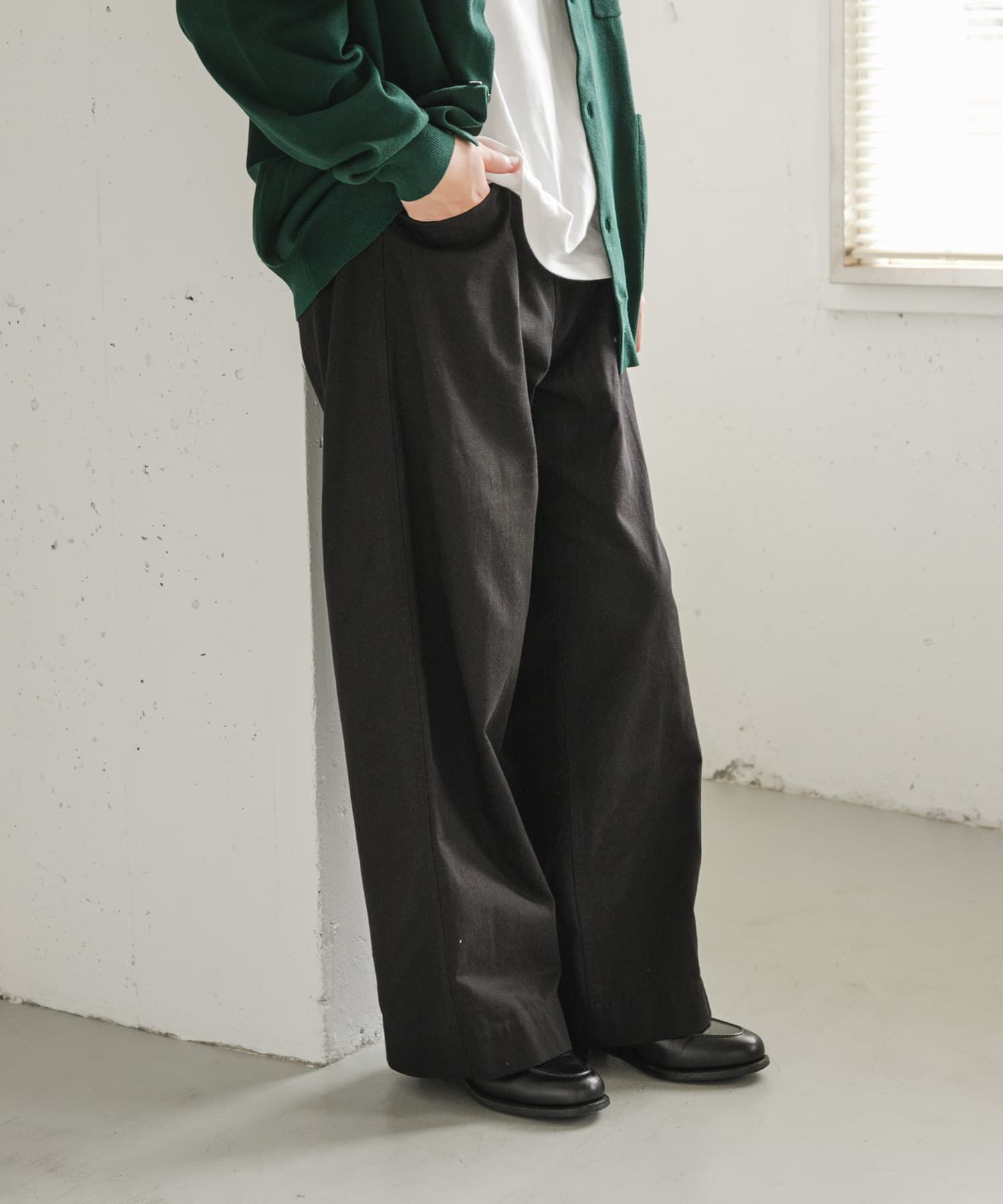 URBAN RESEARCH DOORS「FORK&SPOON　ワイドシルエットチノパンツ」|その他|