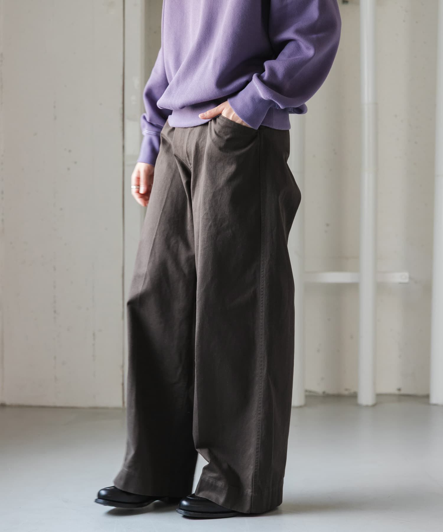 URBAN RESEARCH DOORS「FORK&SPOON　ワイドシルエットチノパンツ」|その他|