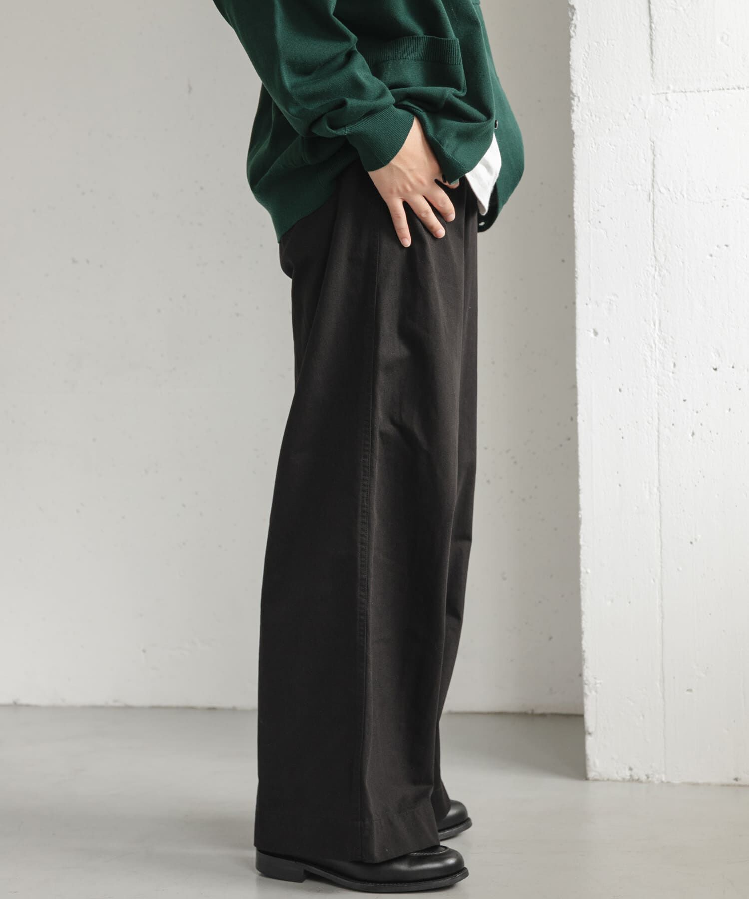URBAN RESEARCH DOORS「FORK&SPOON　ワイドシルエットチノパンツ」|その他|