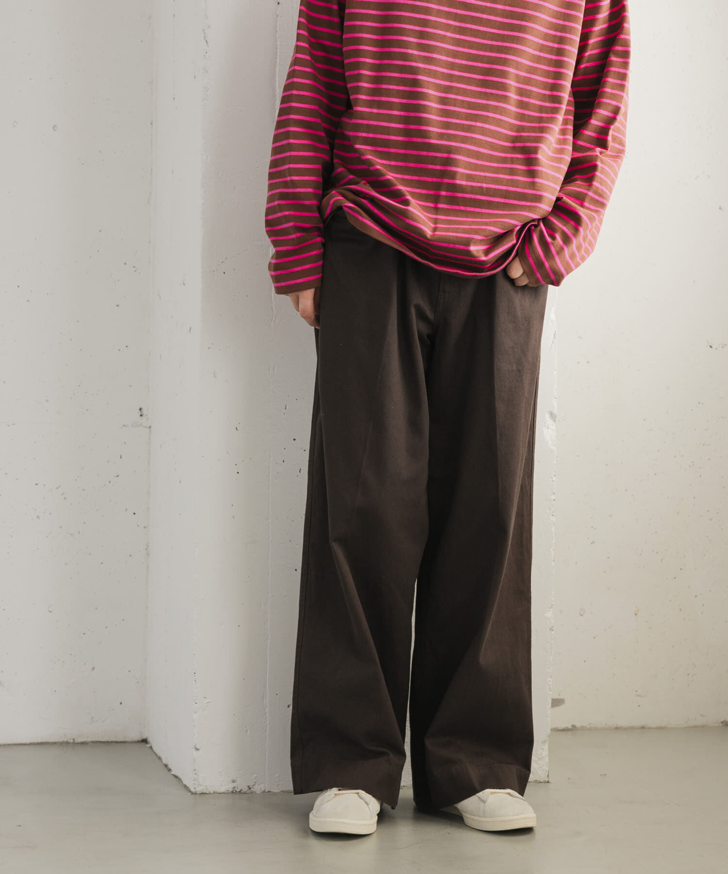 URBAN RESEARCH DOORS「FORK&SPOON　ワイドシルエットチノパンツ」|その他|