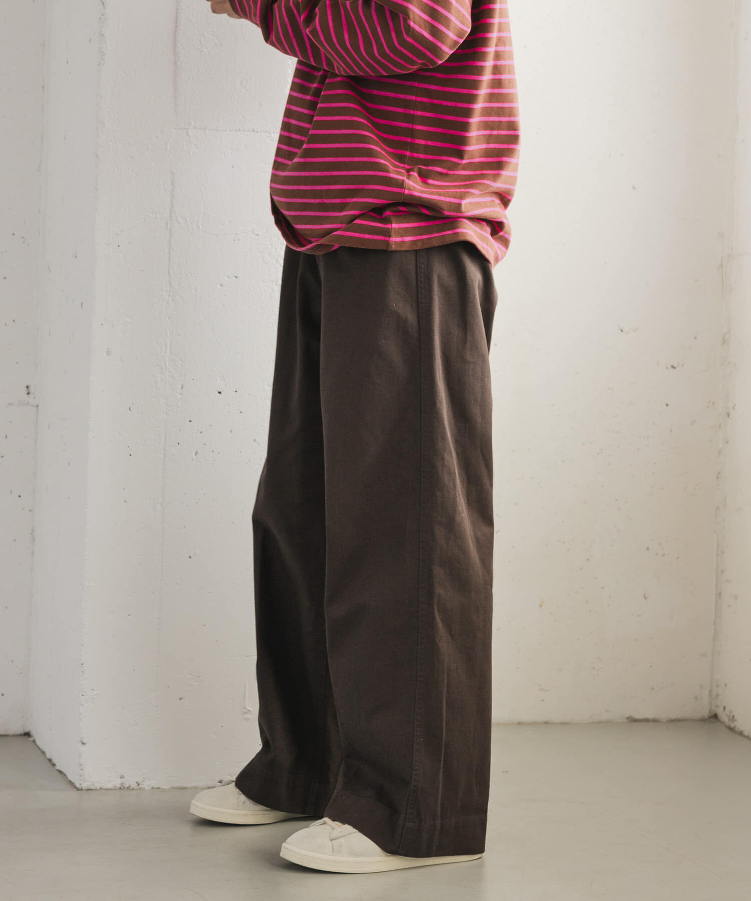 URBAN RESEARCH DOORS「FORK&SPOON　ワイドシルエットチノパンツ」|その他|