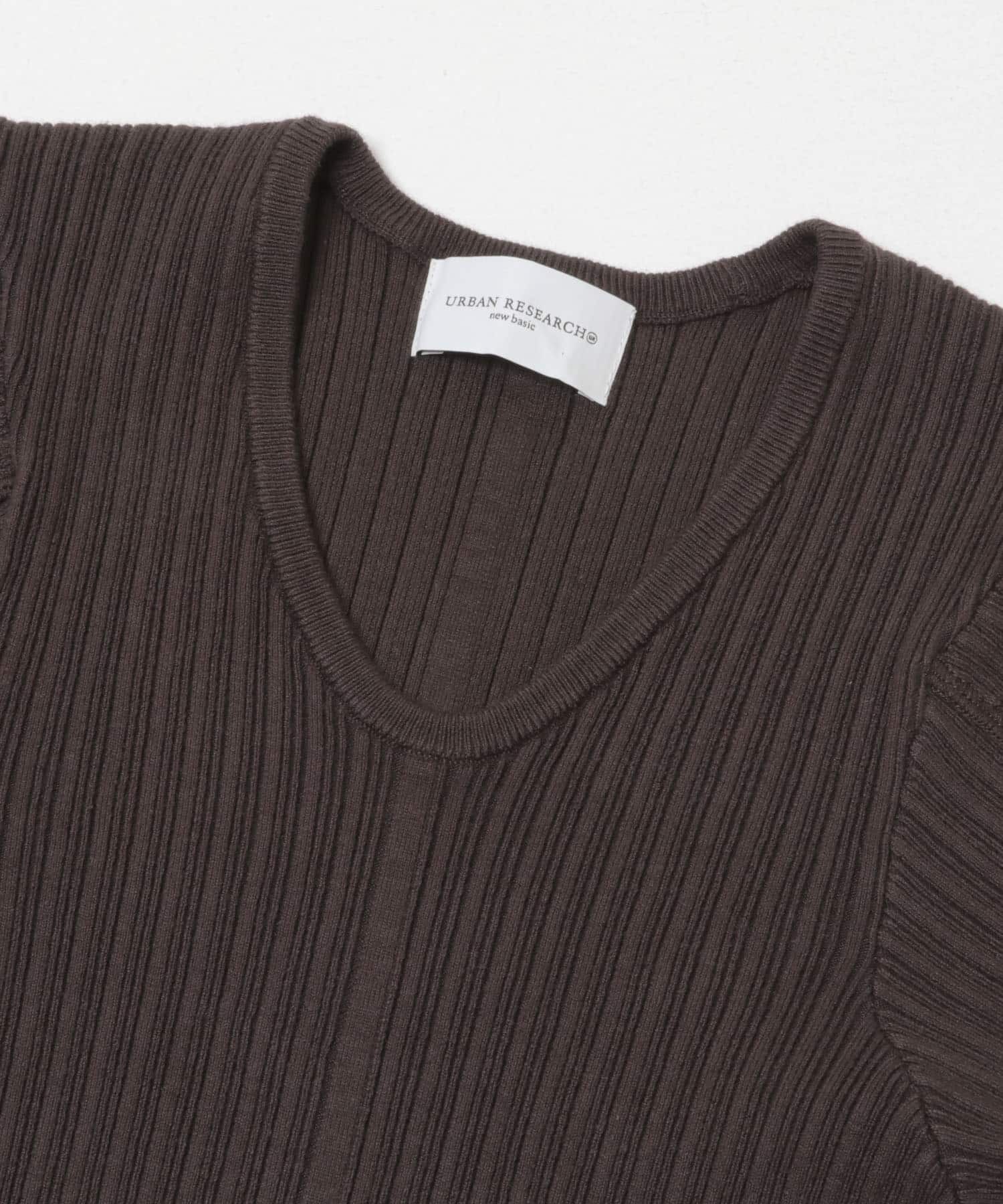 URBAN RESEARCH「new basic　FRAME FLUID KNIT」|ニット・セーター|