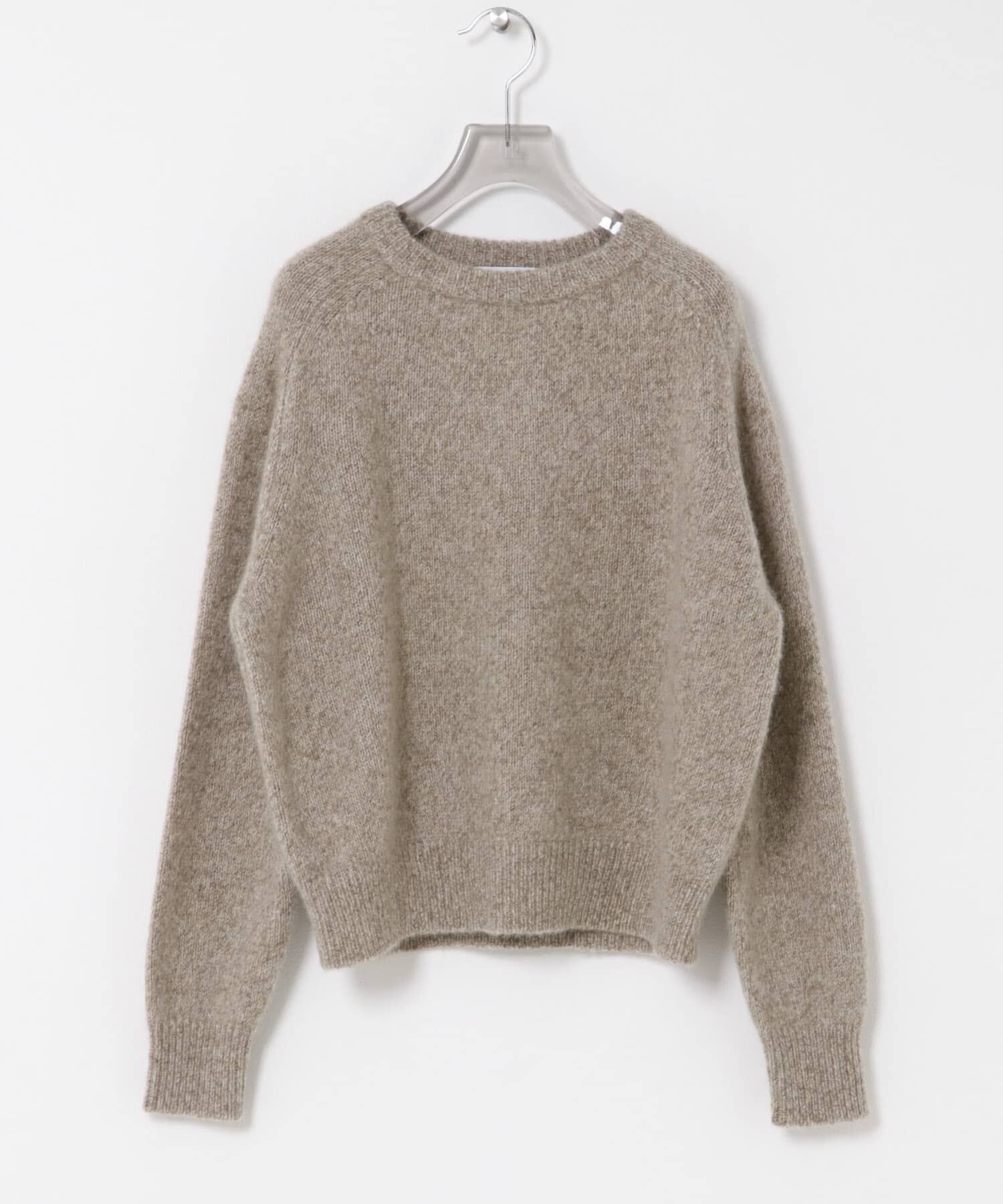 URBAN RESEARCH「new basic　CASHMERE  SILK MOULINE KNIT」|ニット・セーター|ベージュ
