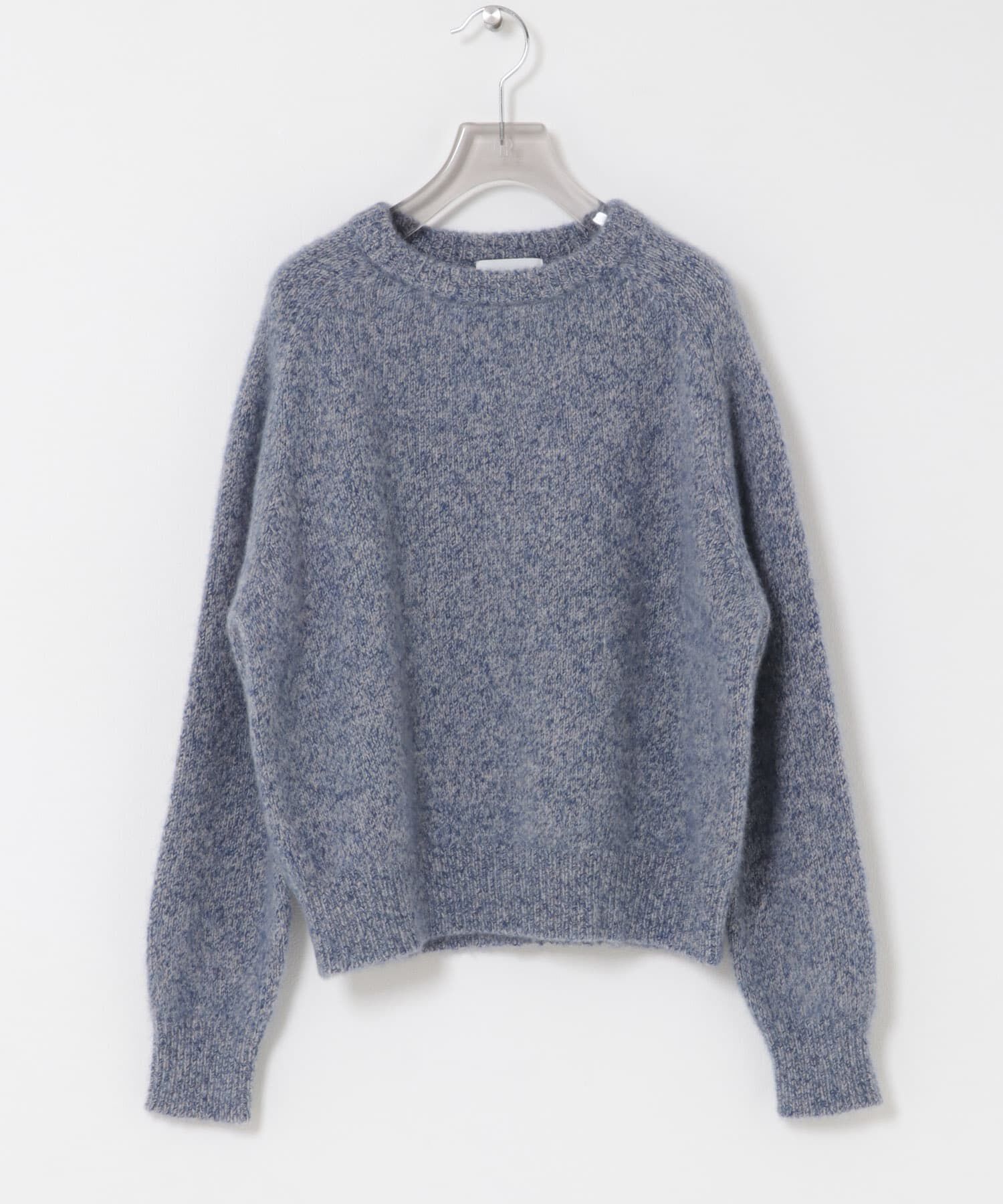 URBAN RESEARCH「new basic　CASHMERE  SILK MOULINE KNIT」|ニット・セーター|ブルー