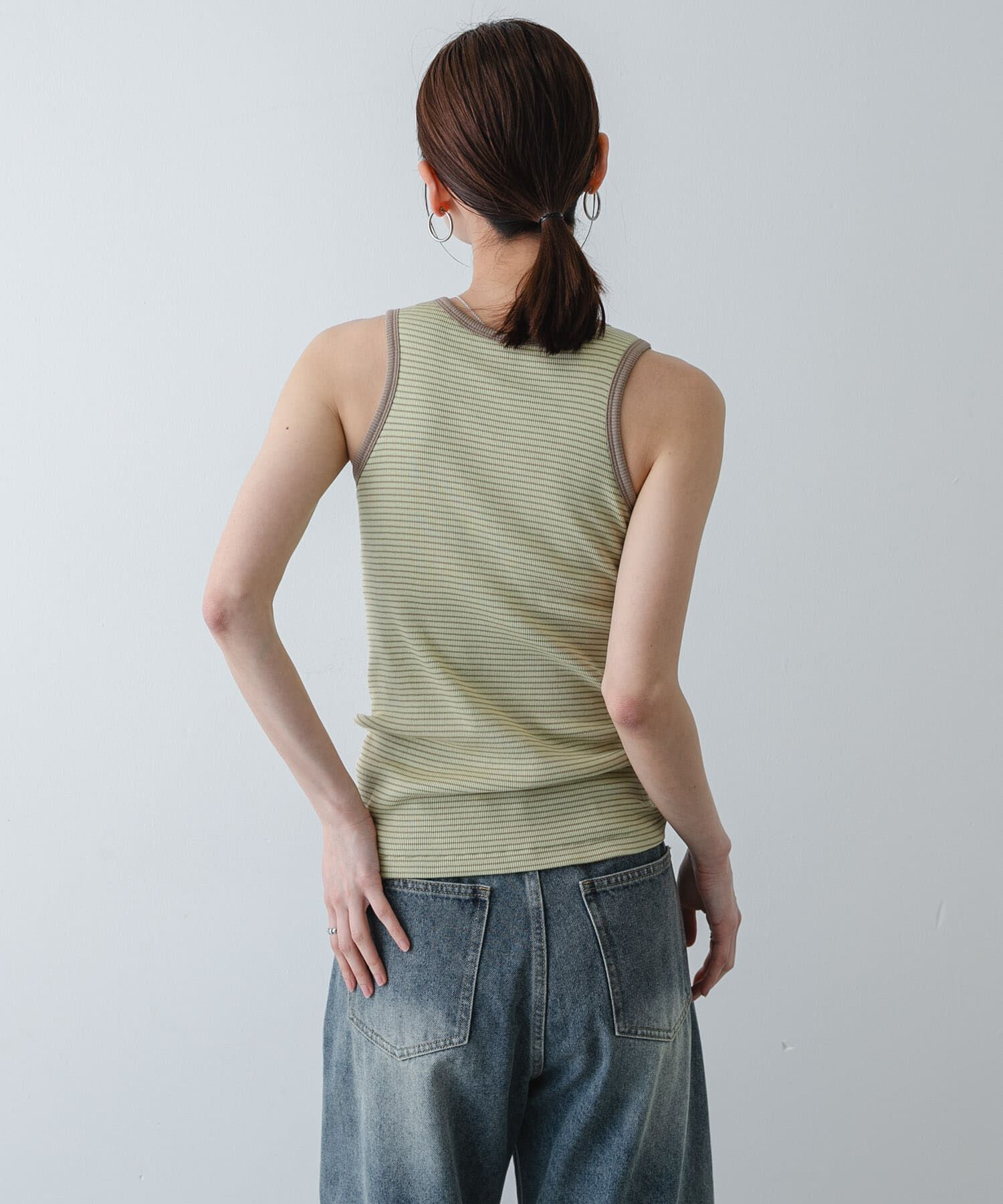 SENSE OF PLACE by URBAN RESEARCH「『別注』Healthknit&times;SENSE OF PLACE ボーダータンクトップ」|タンクトップ|