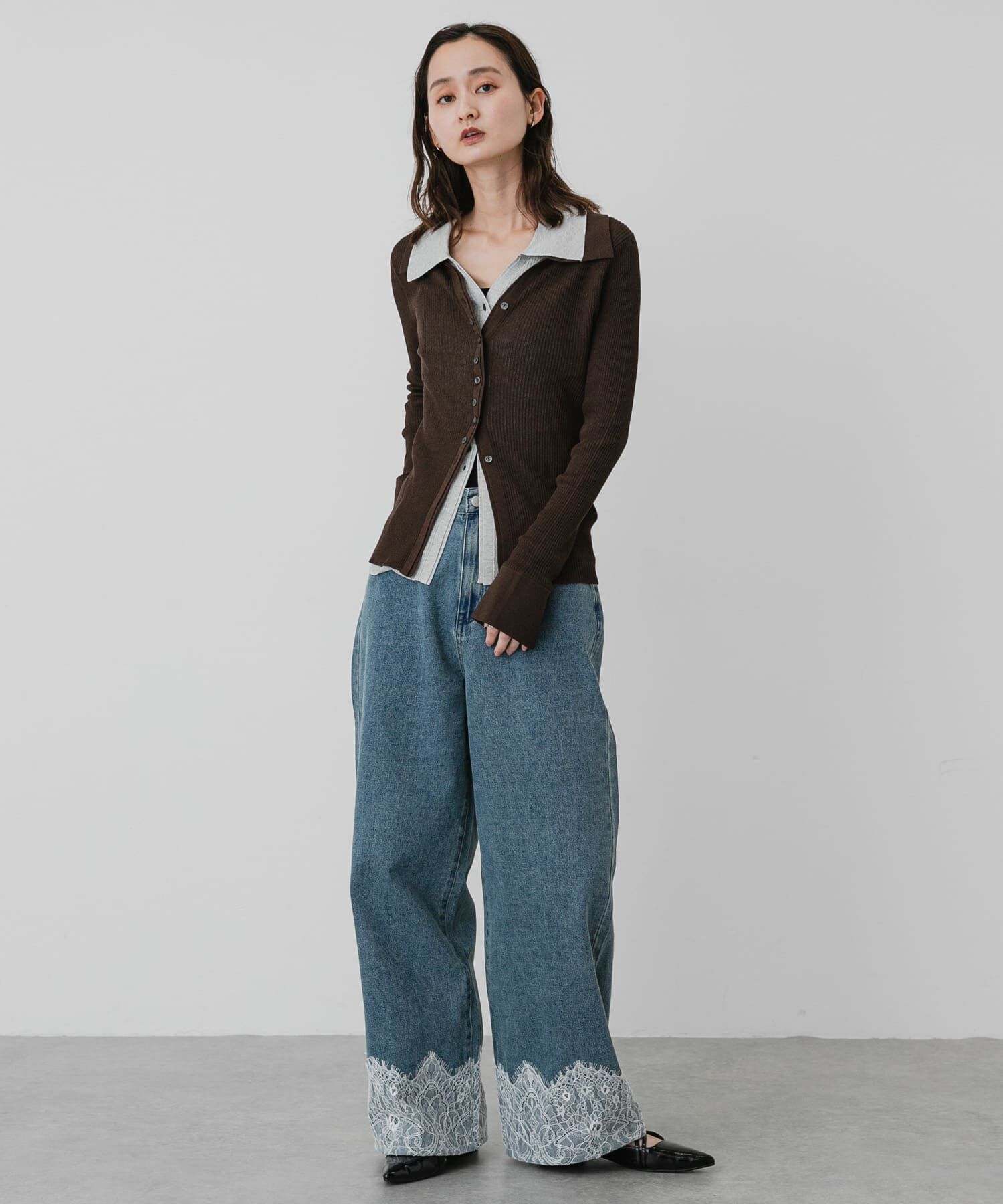 SENSE OF PLACE by URBAN RESEARCH「2WAYウエストレースヘムデニム」|デニム|