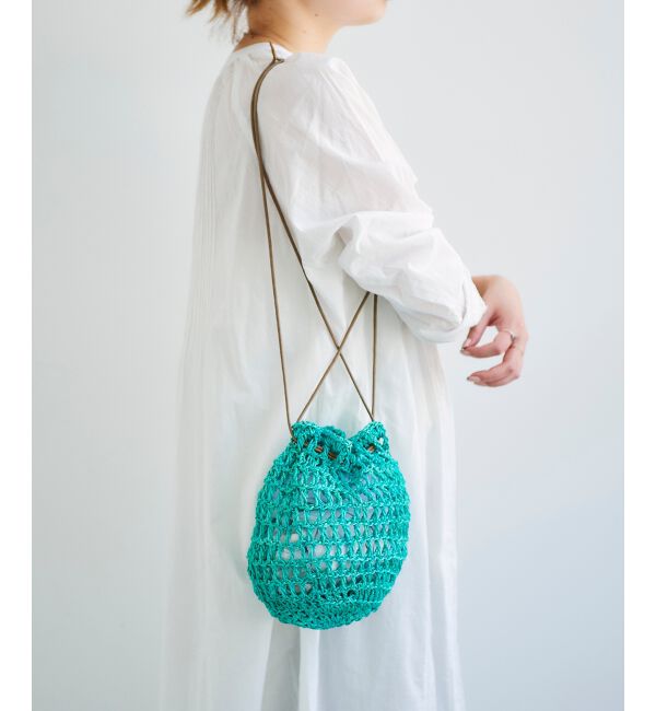 le.coeur blanc「BAGMATI ネットバッグ」|ハンドバッグ|ブルー