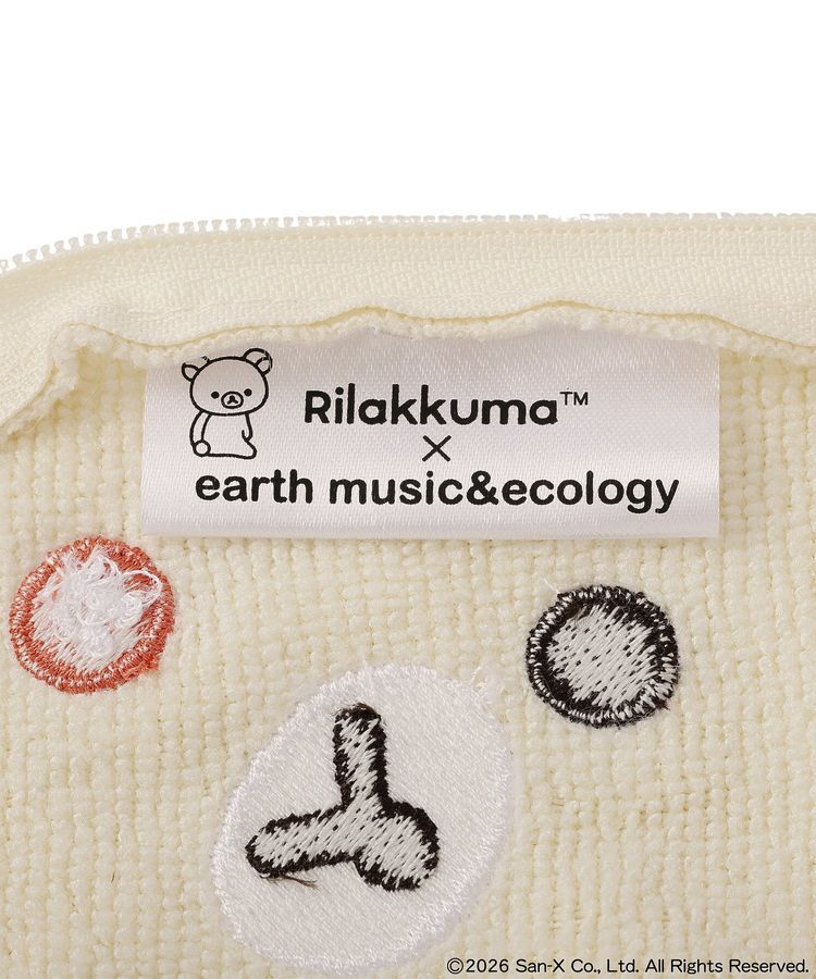 earth music&ecology「リラックマ&times;earth 2wayジップハンカチ」|ハンカチ|
