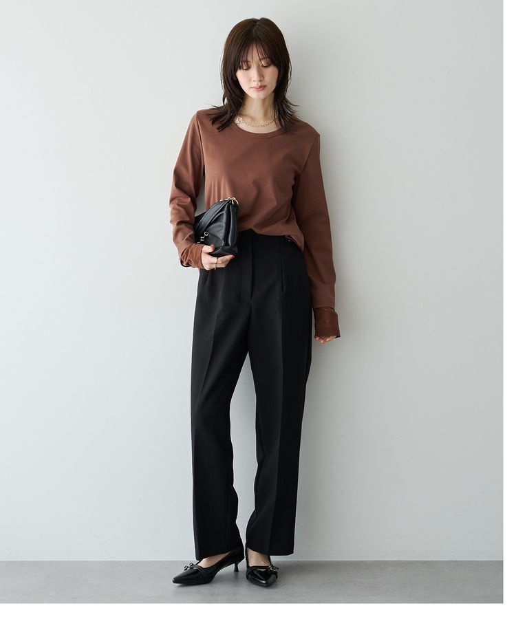 YECCA VECCA「サイドベルテッドハイウエストパンツ」|その他|