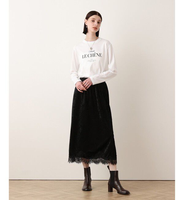 allureville「ステッカーロゴロングTシャツ」|Tシャツ・カットソー|