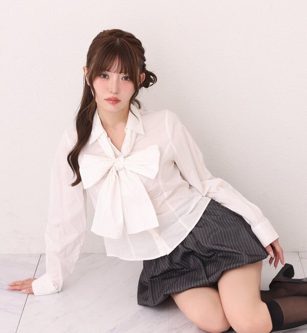  「【リバイバル/SMサイズ展開あり】バルーンミニスカート」|スカート|