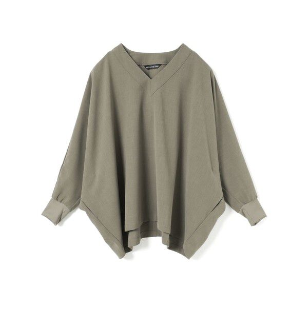 mizuiro ind「mizuiro ind Vネックドルマンスリーブプルオーバー」|Tシャツ・カットソー|