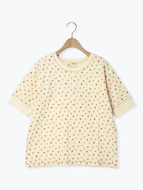 Samansa Mos2「【メルヘン&times;Samansa Mos2】ワッフル総柄Tシャツ」|Tシャツ・カットソー|