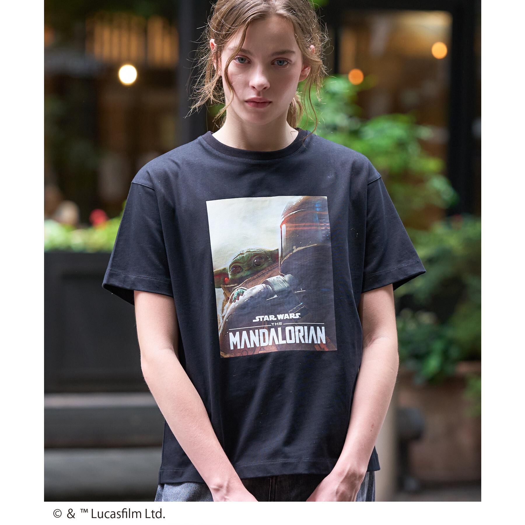 DRESSTERIOR「【接触冷感】STAR WARS マンダロリアン フォトTシャツ」|Tシャツ・カットソー|