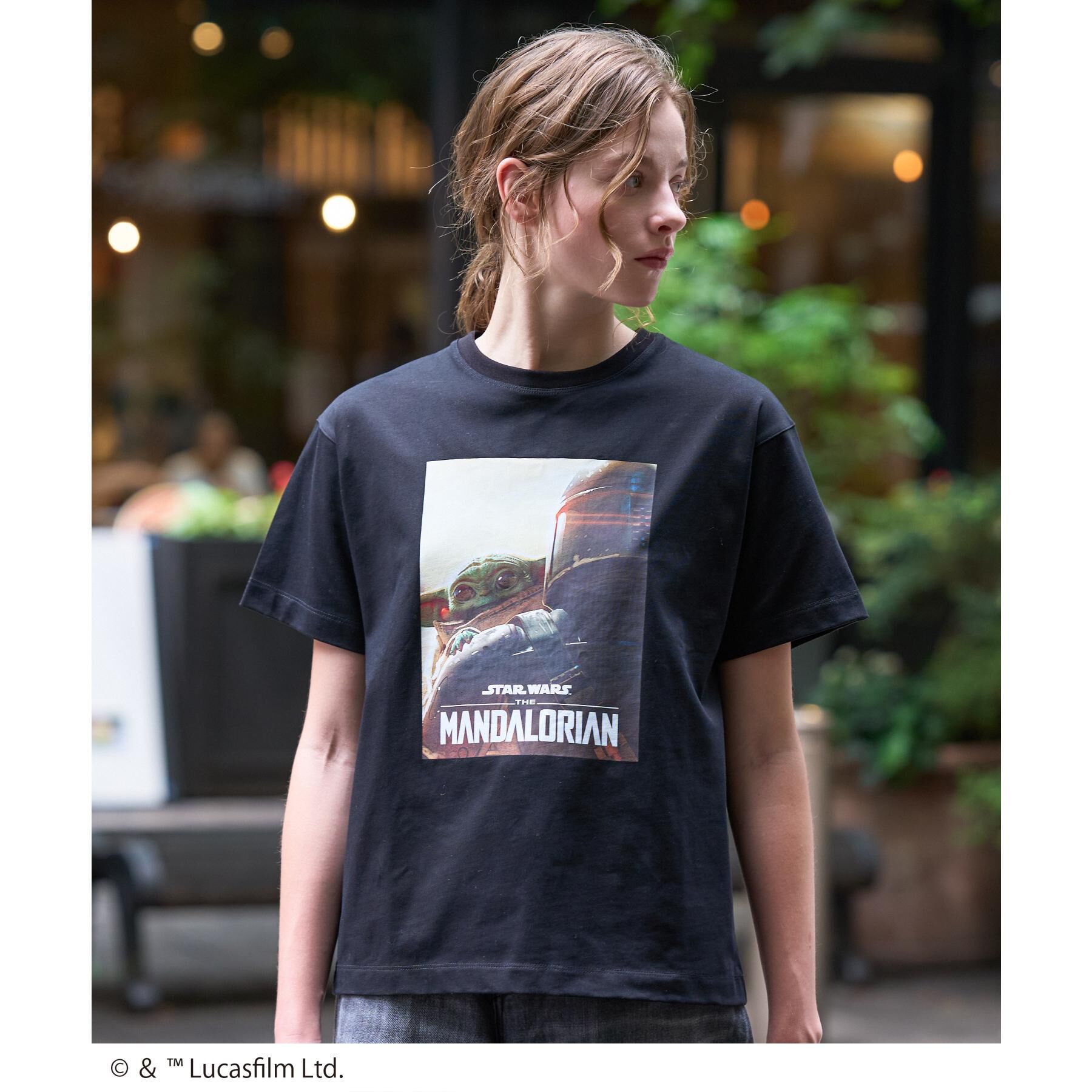 DRESSTERIOR「【接触冷感】STAR WARS マンダロリアン フォトTシャツ」|Tシャツ・カットソー|