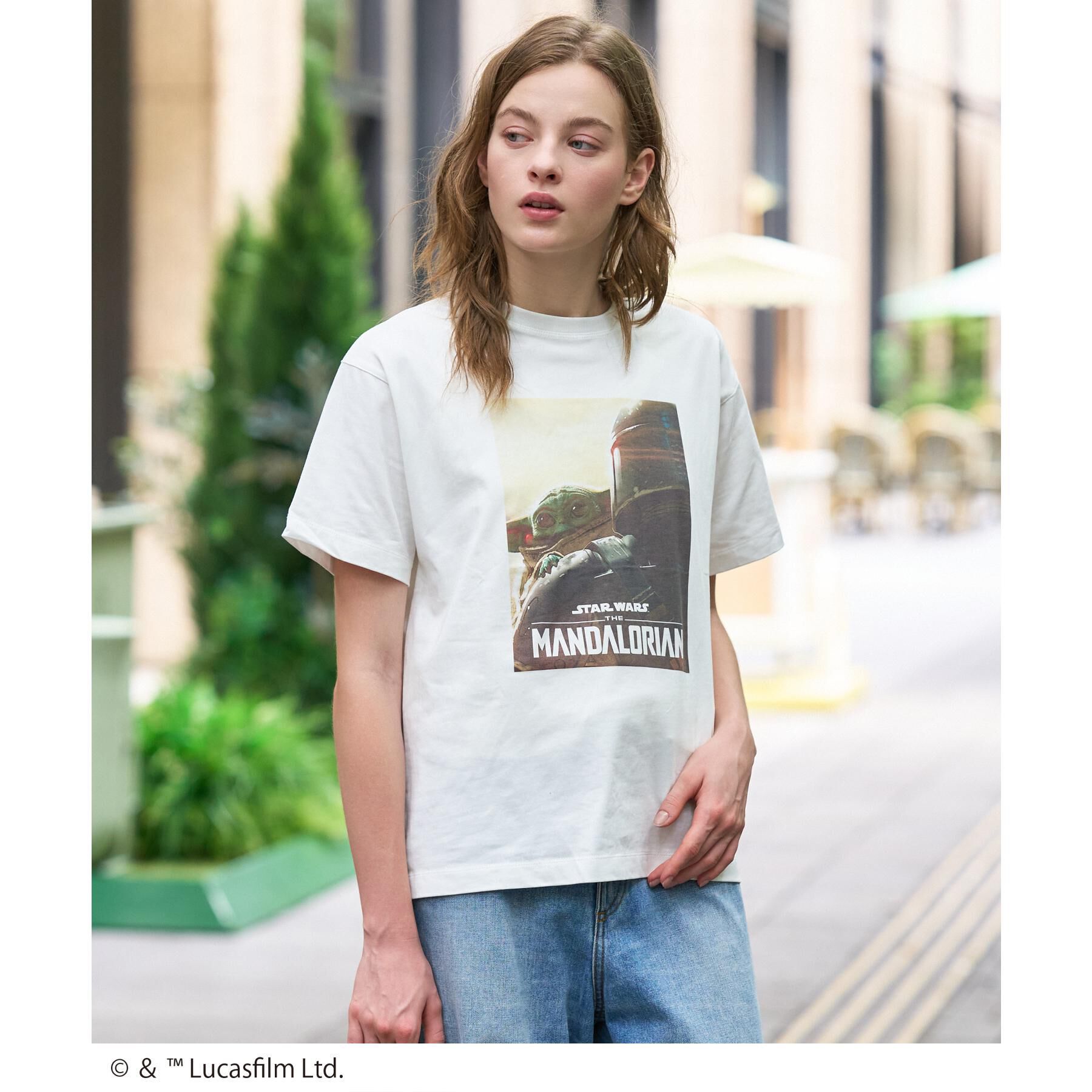 DRESSTERIOR「【接触冷感】STAR WARS マンダロリアン フォトTシャツ」|Tシャツ・カットソー|
