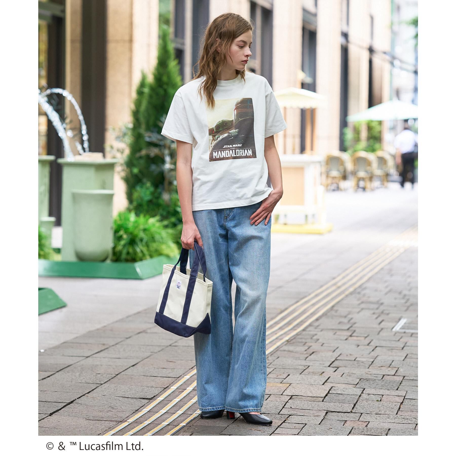 DRESSTERIOR「【接触冷感】STAR WARS マンダロリアン フォトTシャツ」|Tシャツ・カットソー|