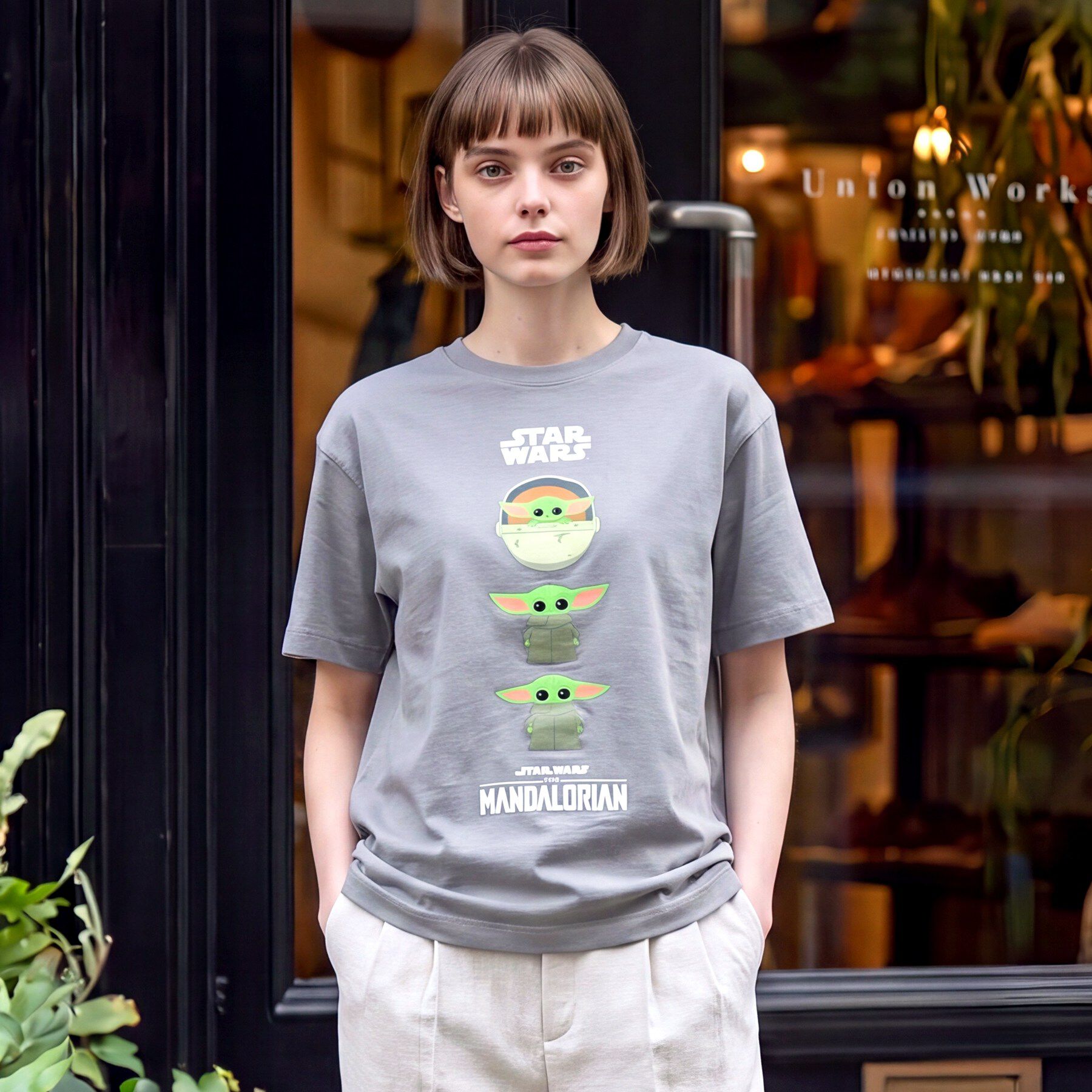 DRESSTERIOR「【接触冷感】STAR WARS グローグ グラフィックTシャツ」|Tシャツ・カットソー|