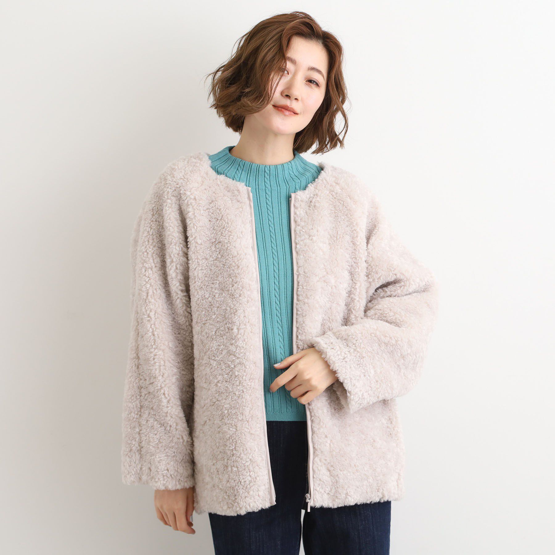 grove「最終お値下げ！！【名品アウター/3WAY・はっ水】ボアライナー付きモッズコート」|ミリタリー・モッズコート|
