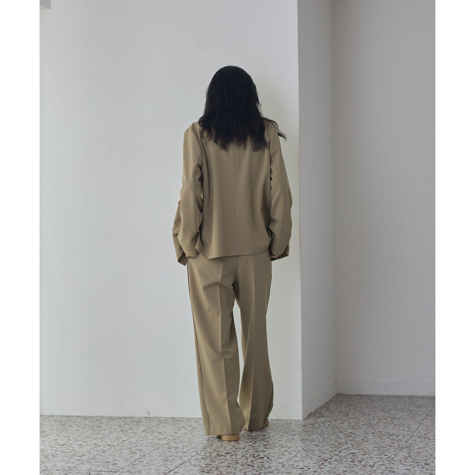 GALLEST「Comfy Set Up｜イージーストレートワイドパンツ【セットアップ対応／通勤／カセット服】」|その他|