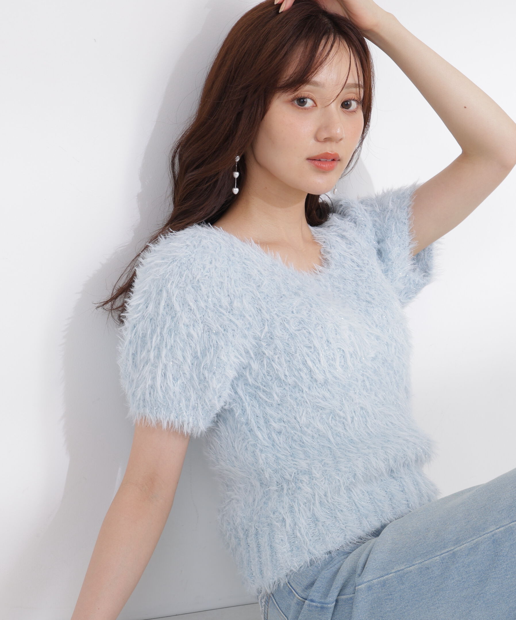 PROPORTION BODY DRESSING「ラメフェザーニット」|ニット・セーター|