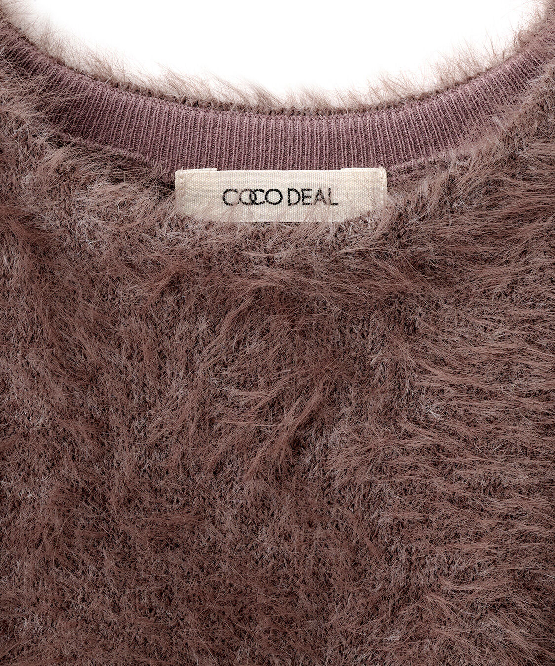 COCO DEAL「フェザーボートネックキャップスリーブニット」|ニット・セーター|