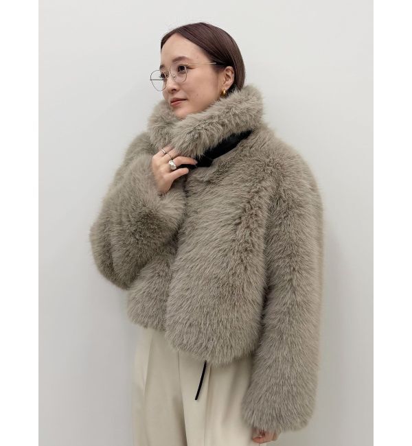 LAGUNAMOON「フェイクファーショートコート」|その他|