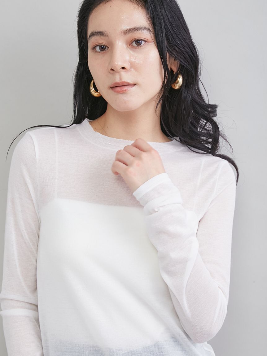 Mila Owen「ウールテンセルシアーロングＴシャツ」|Tシャツ・カットソー|