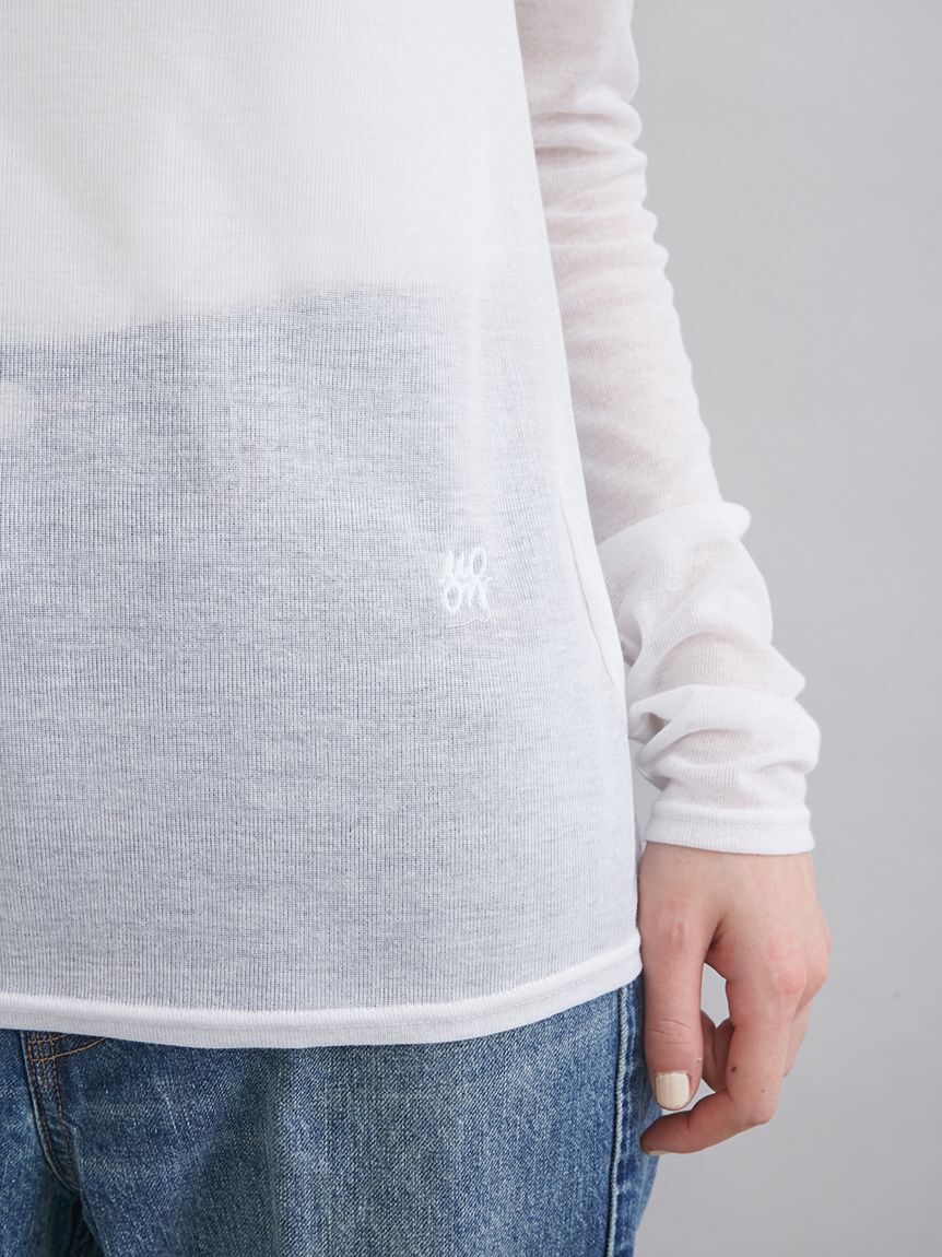 Mila Owen「ウールテンセルシアーロングＴシャツ」|Tシャツ・カットソー|