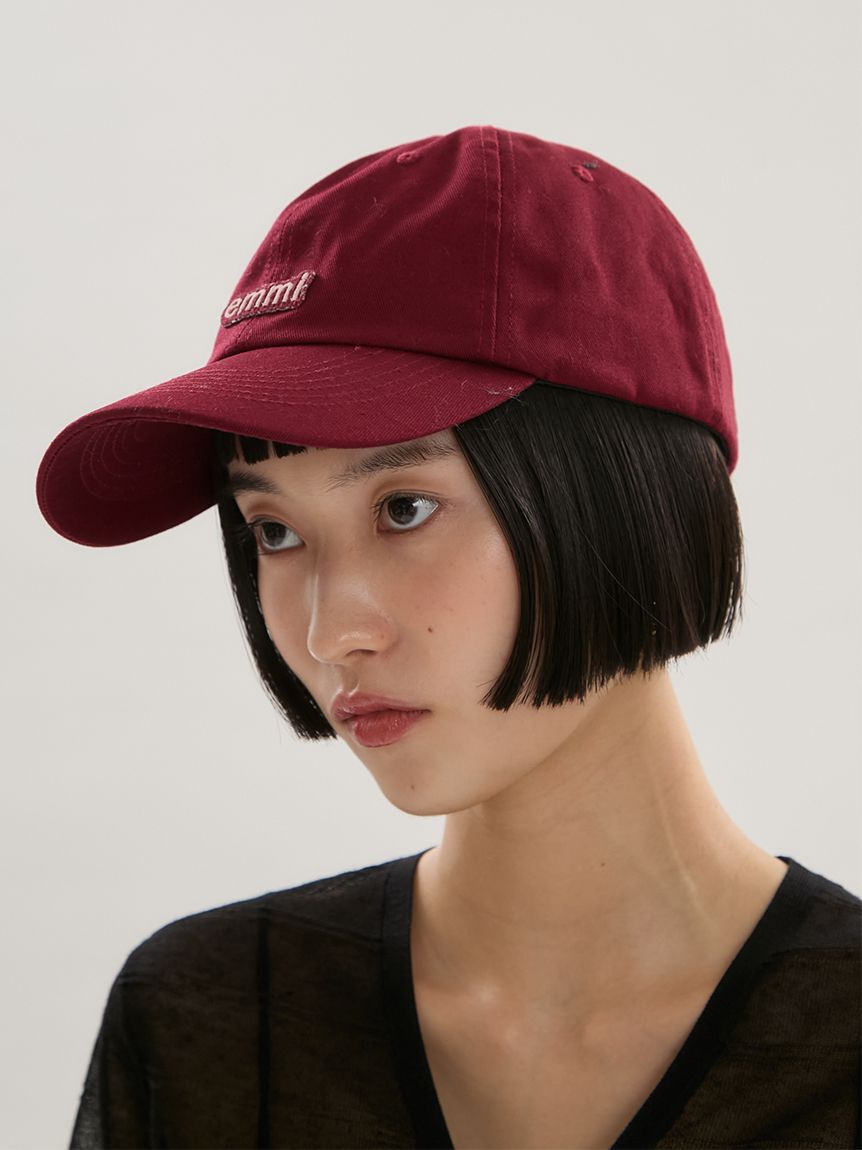 emmi atelier「emmiロゴコットンキャップ」|キャップ・キャスケット|