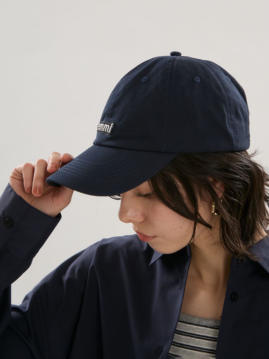 emmi atelier「emmiロゴコットンキャップ」|キャップ・キャスケット|