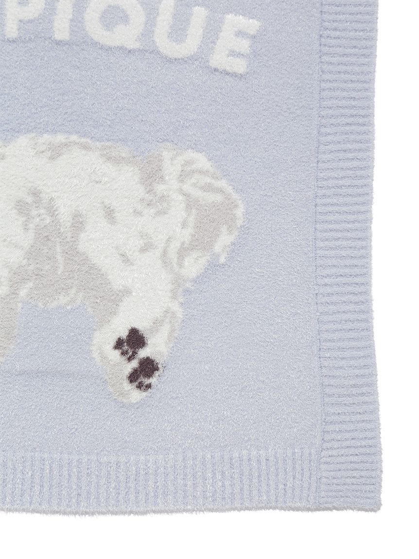  GELATO PIQUE CAT&DOG「【CAT&DOG】マルチーズ柄ブランケット」|その他|