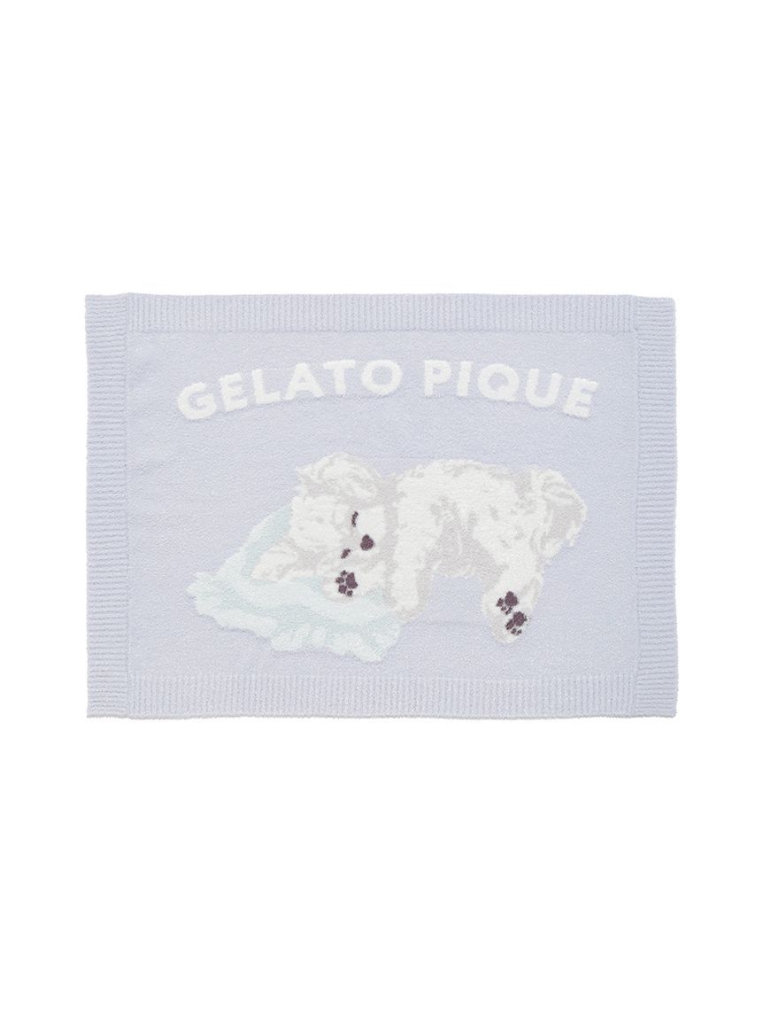  GELATO PIQUE CAT&DOG「【CAT&DOG】マルチーズ柄ブランケット」|その他|