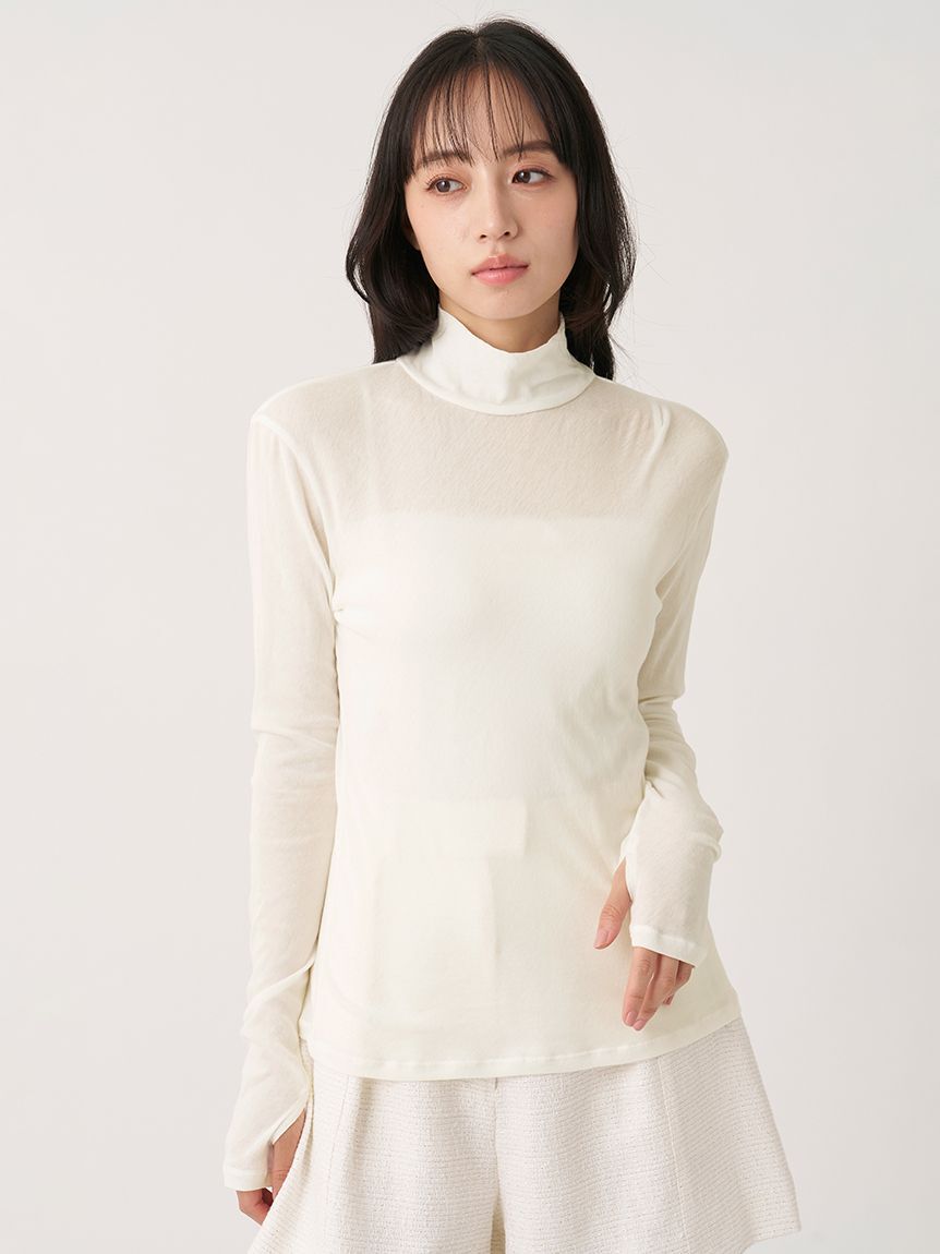 SNIDEL「シンプルハイネックカットプルオーバー」|Tシャツ・カットソー|