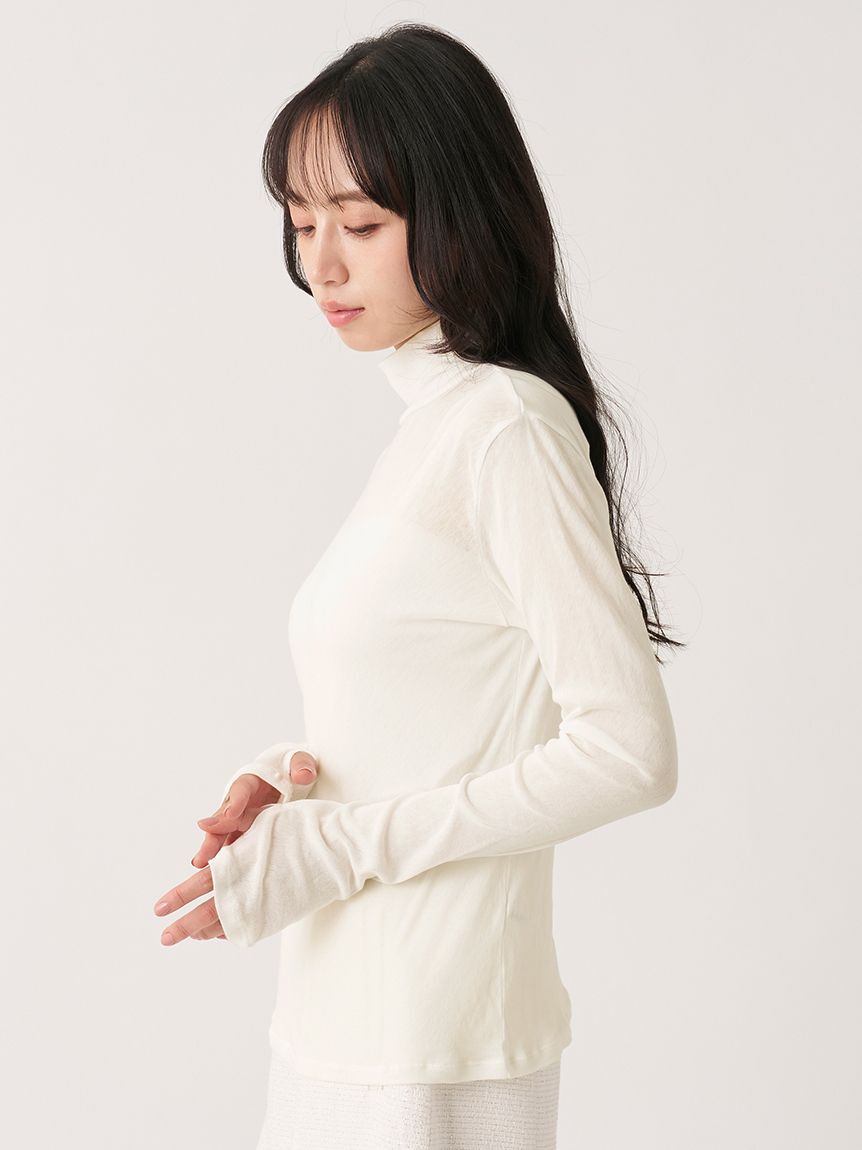 SNIDEL「シンプルハイネックカットプルオーバー」|Tシャツ・カットソー|