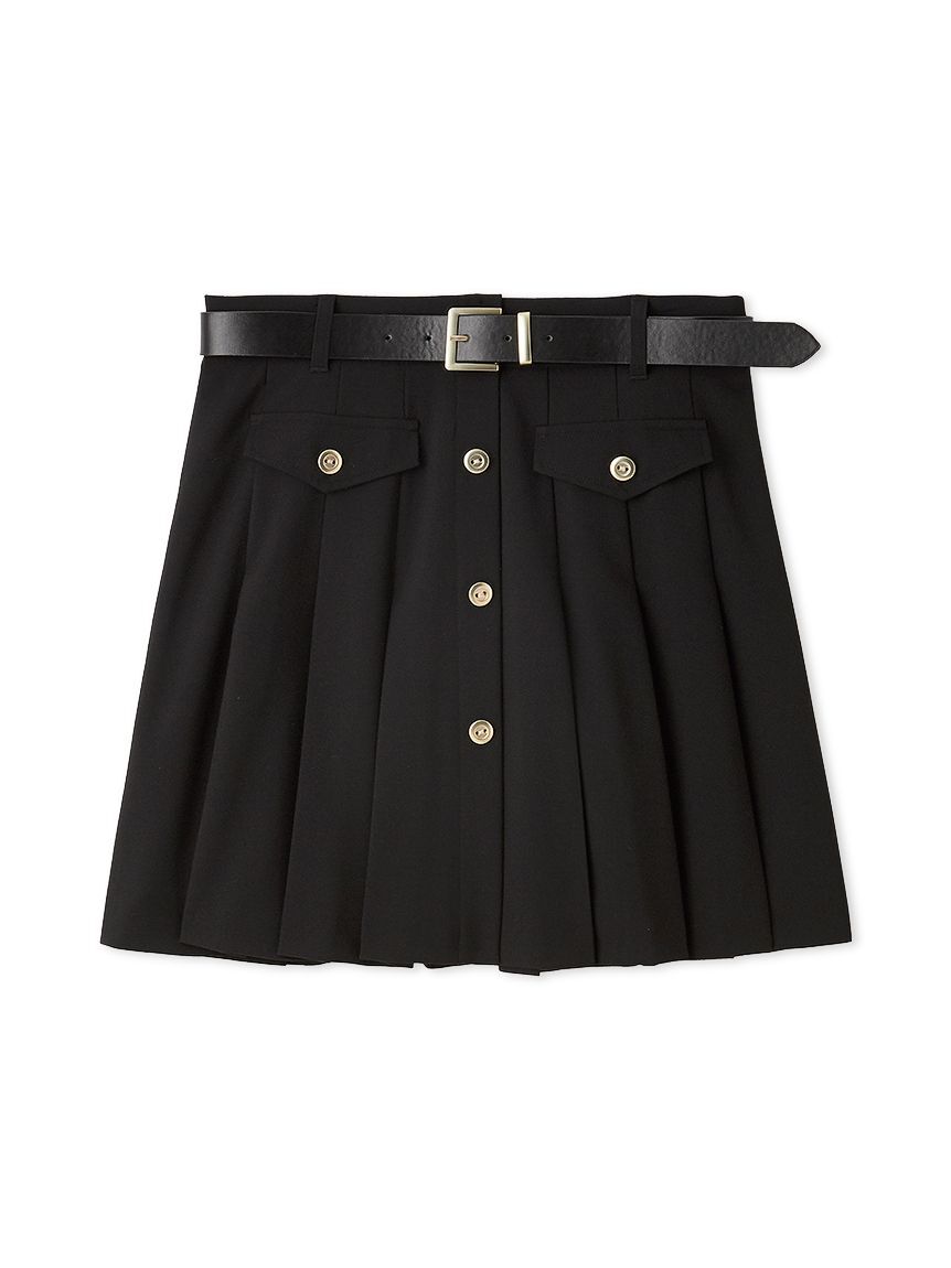 LILY BROWN「プリーツスカショーパン」|その他|BLK