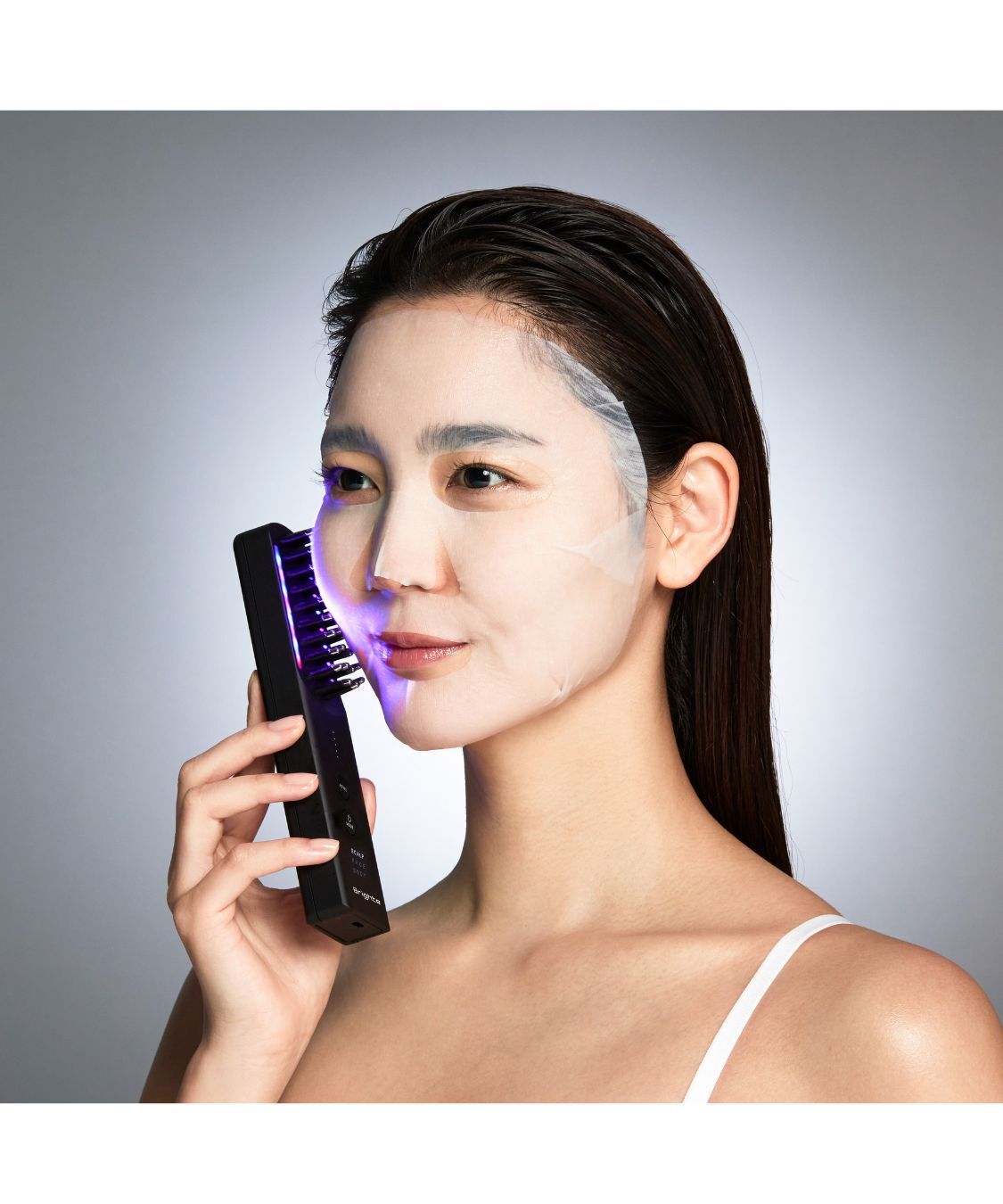 Brighte「Brighte ELEKI BRUSH+【ブライト エレキブラシプラス】ブラシ型美顔器　 青赤LED　ハリ感 EMS 　」|その他|
